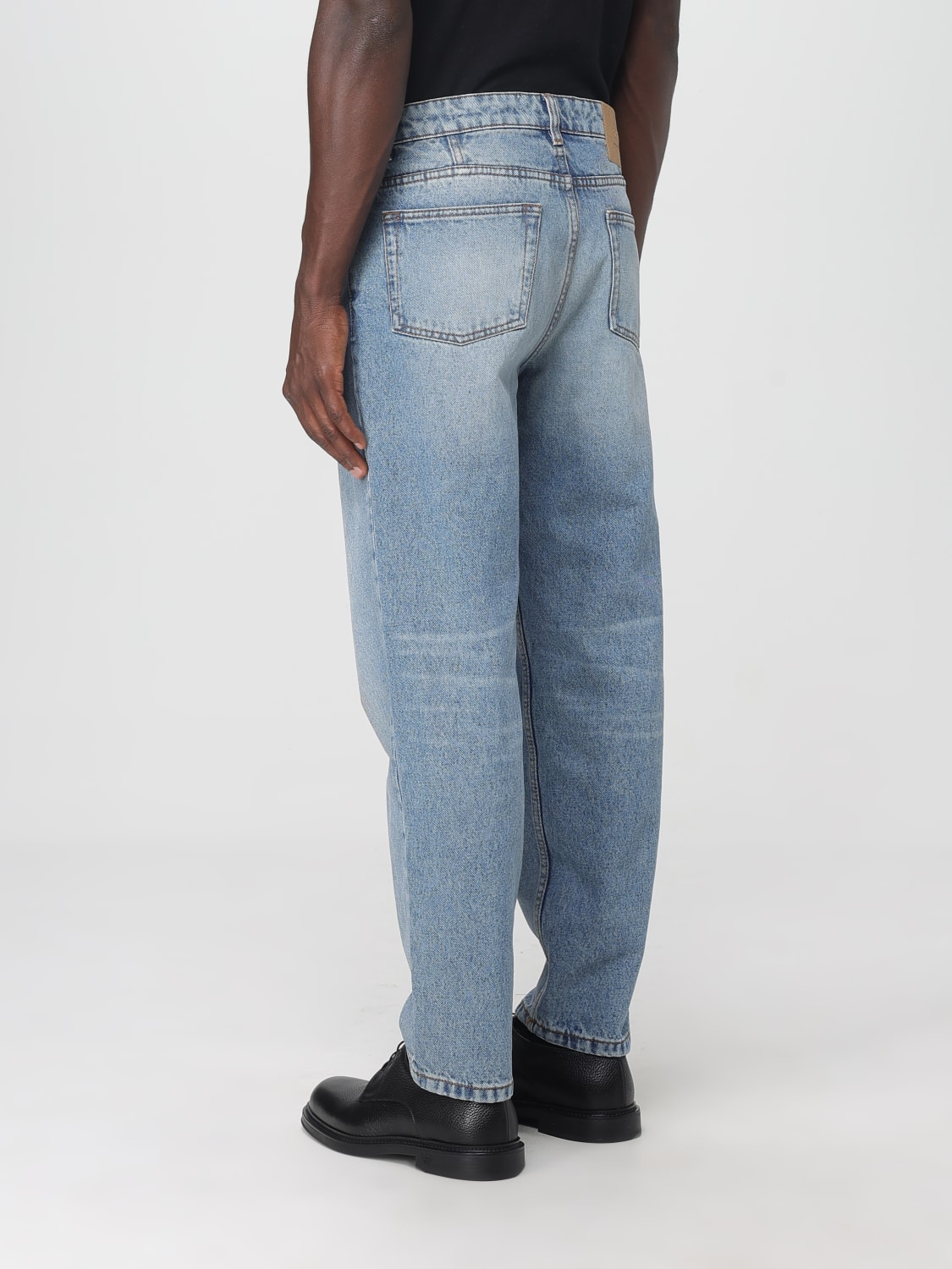 AMI PARIS 牛仔裤: 牛仔裤 男士 Ami Paris, 蓝色 - Img 2