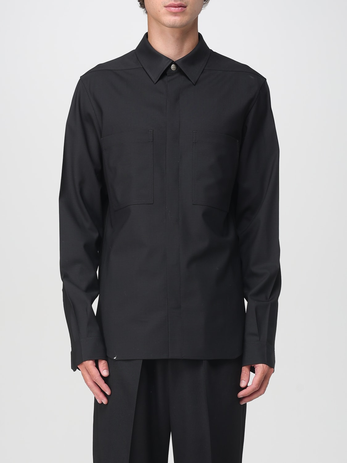 RICK OWENS SHIRT: Shirt men Rick Owens, Black - Img 1