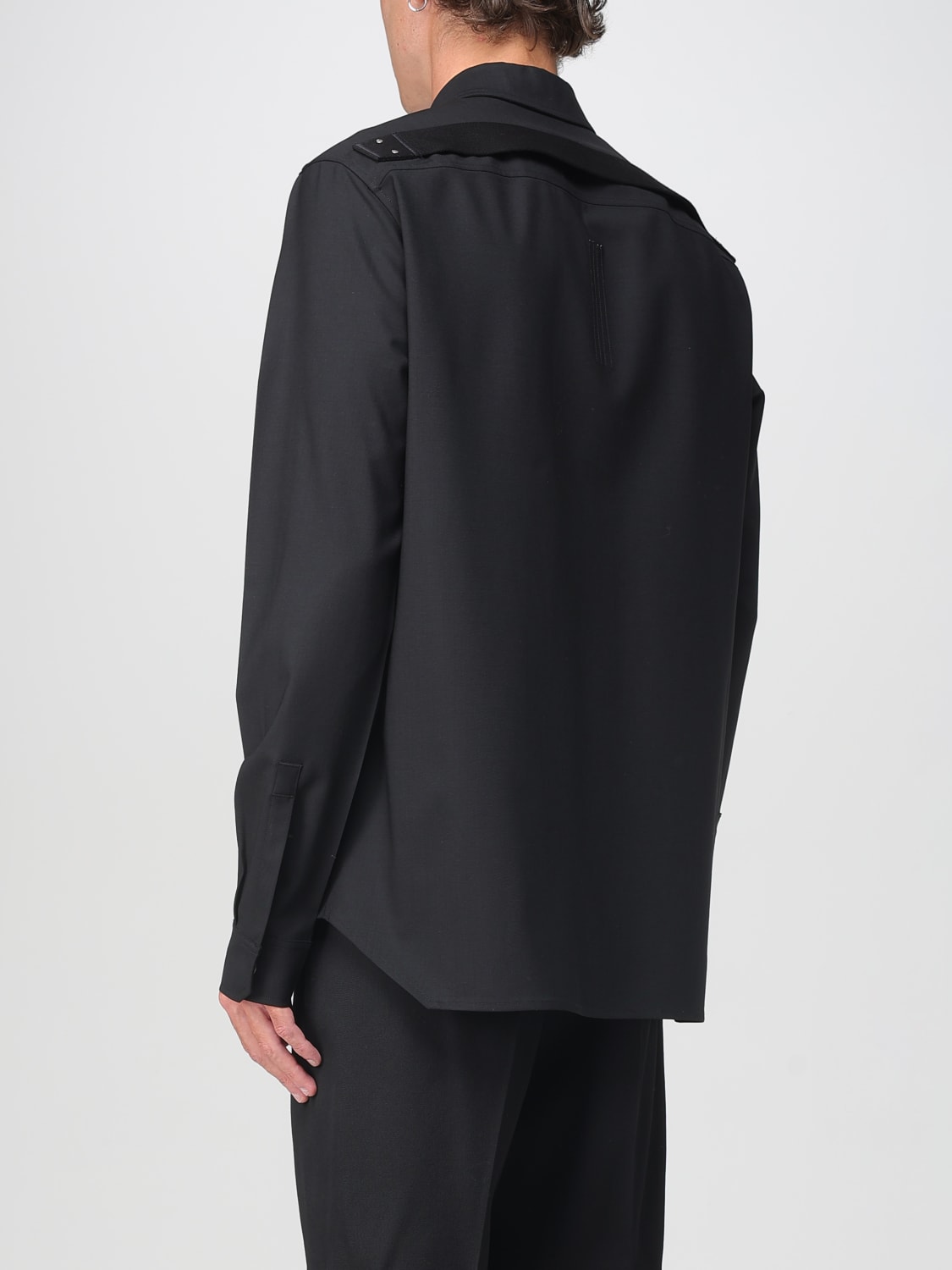 RICK OWENS SHIRT: Shirt men Rick Owens, Black - Img 3