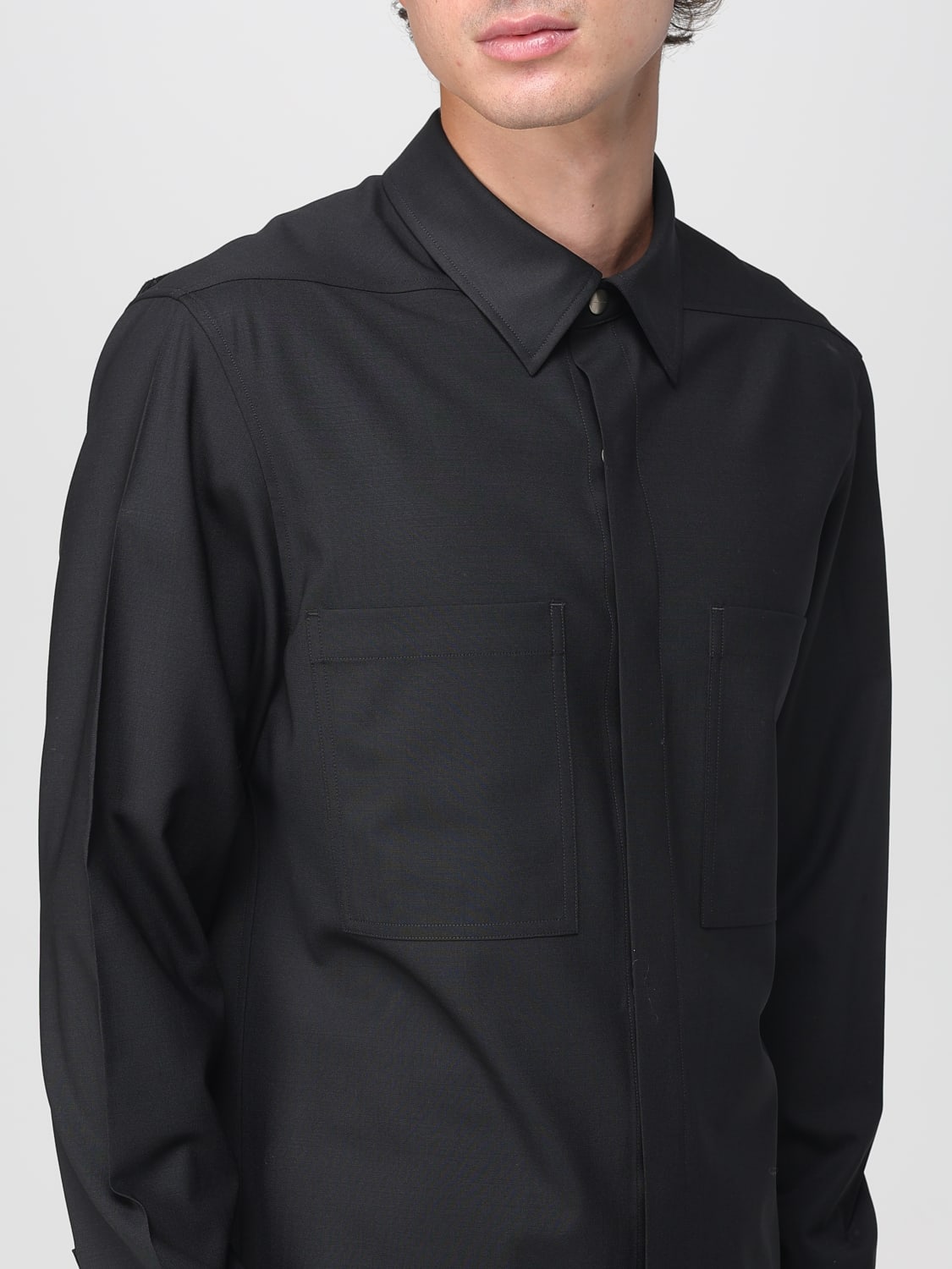 RICK OWENS SHIRT: Shirt men Rick Owens, Black - Img 5