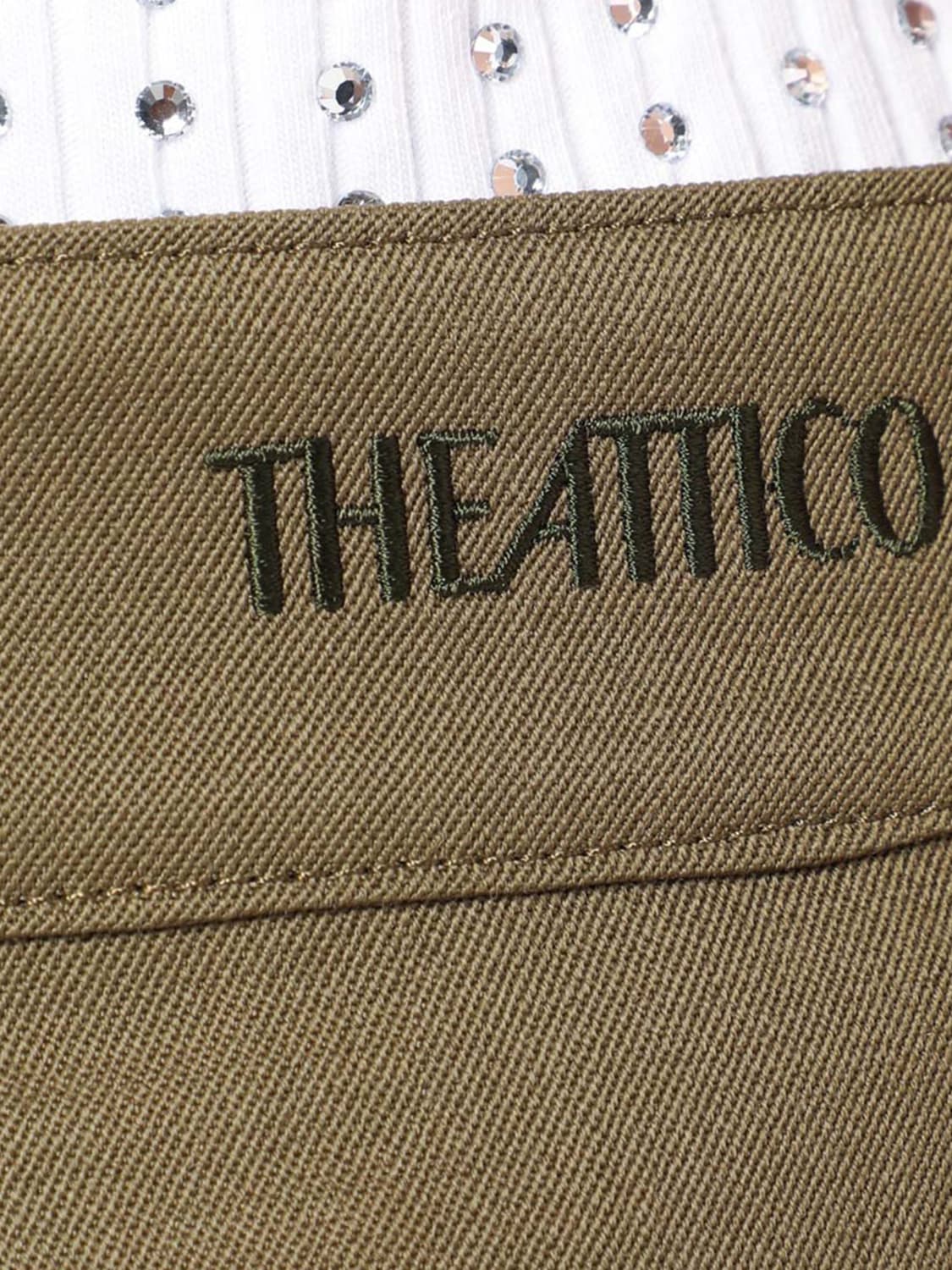 THE ATTICO PANTS: Pants woman The Attico, Military - Img 2