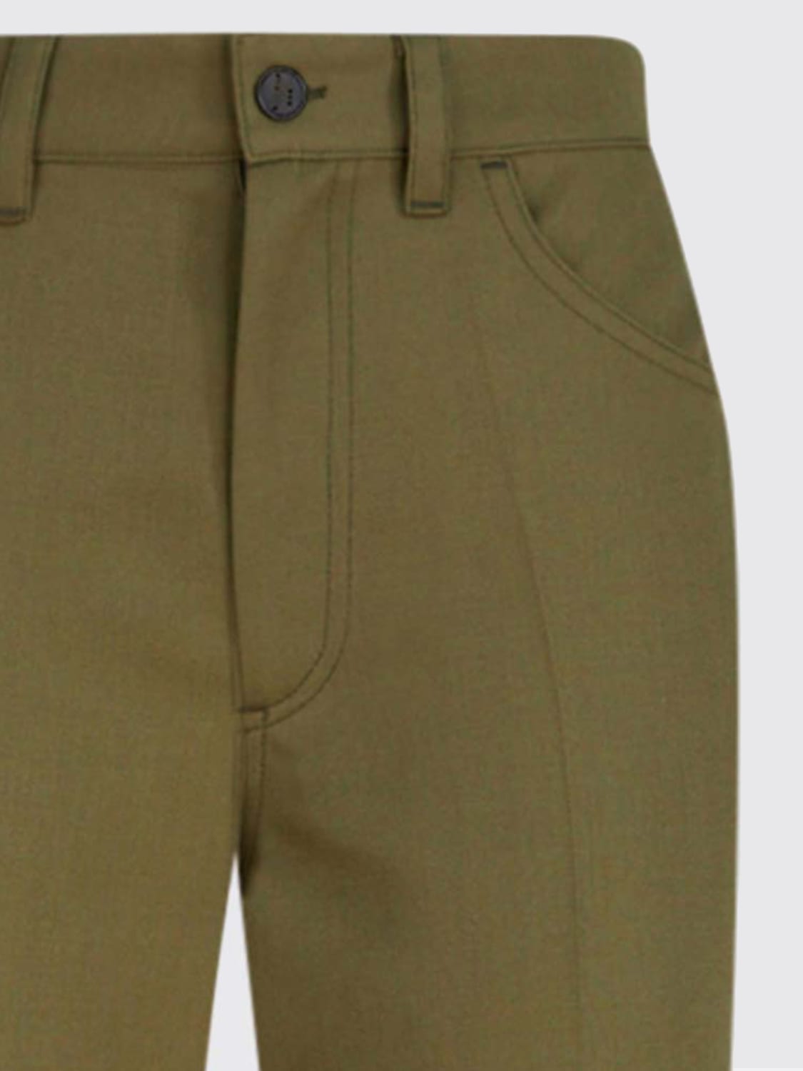 THE ATTICO PANTS: Pants woman The Attico, Military - Img 3