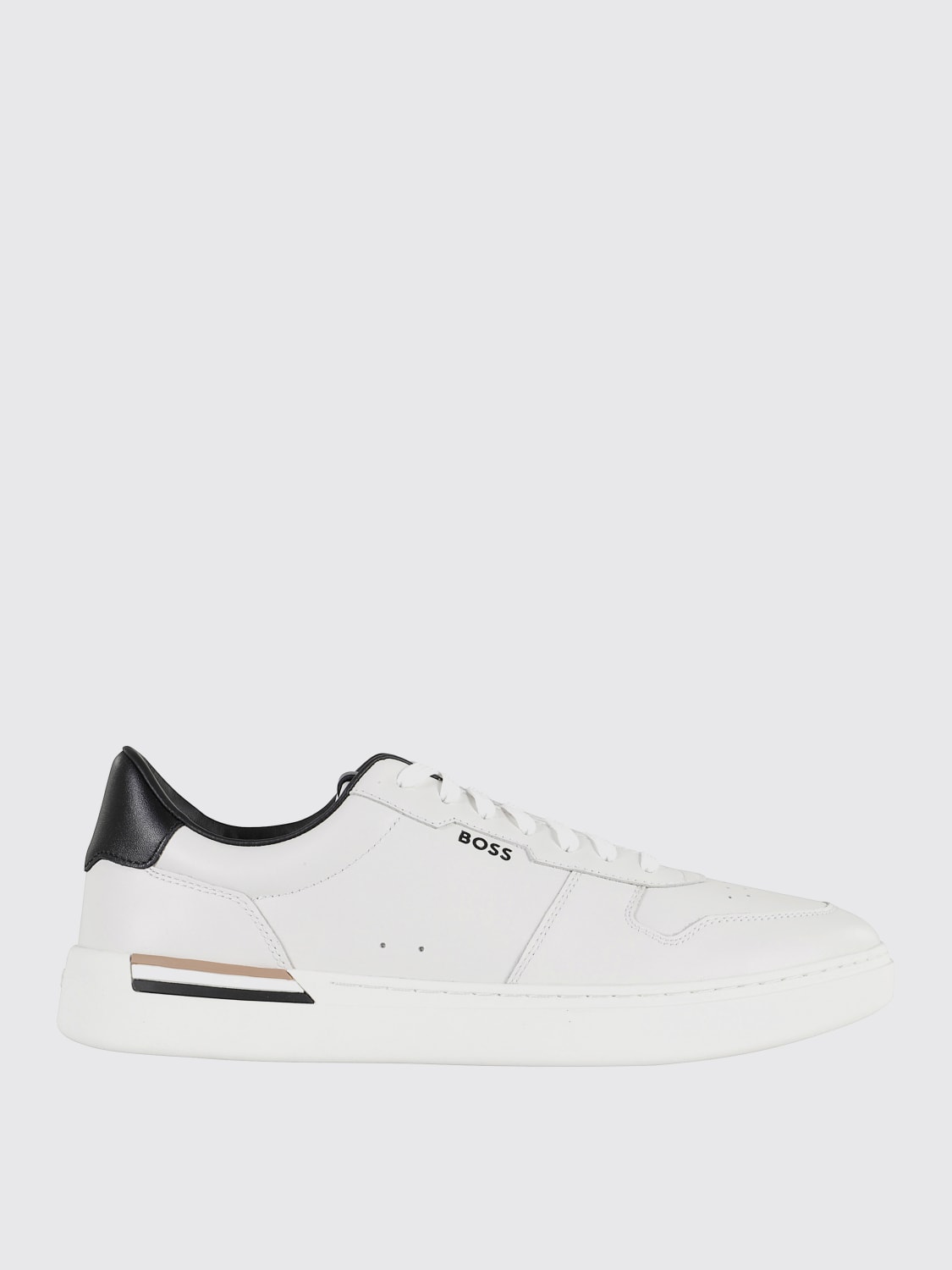 BOSS SNEAKERS: Shoes men Boss, White - Img 1