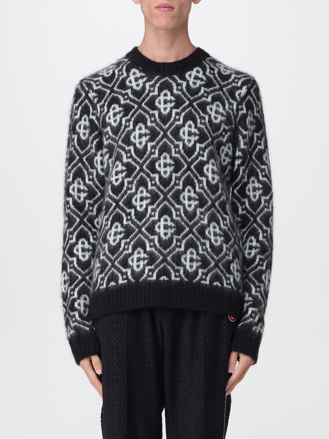 CASABLANCA SWEATER: Sweater men Casablanca, Grey - Img 1