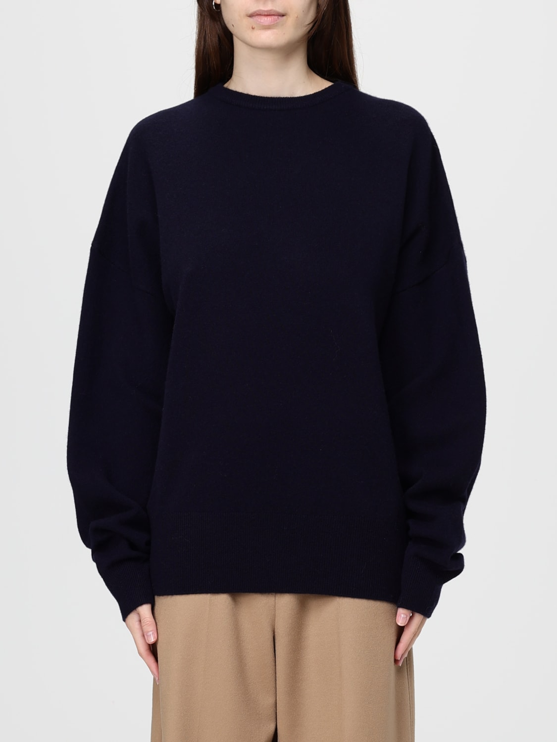 EXTREME CASHMERE SWEATER: Sweater woman Extreme Cashmere, Navy - Img 1