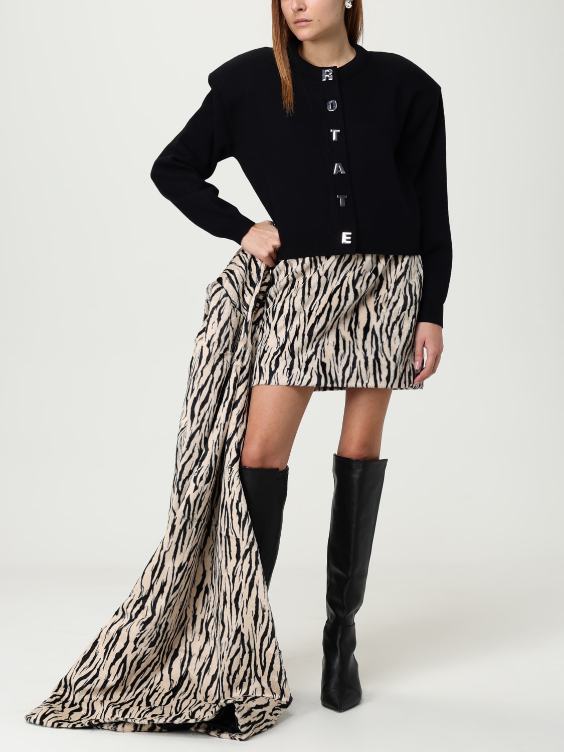 ROTATE SWEATER: Sweater woman Rotate, Black - Img 2