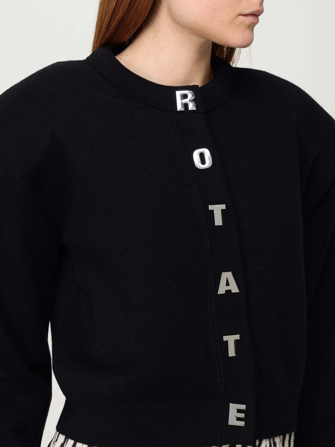 ROTATE SWEATER: Sweater woman Rotate, Black - Img 4