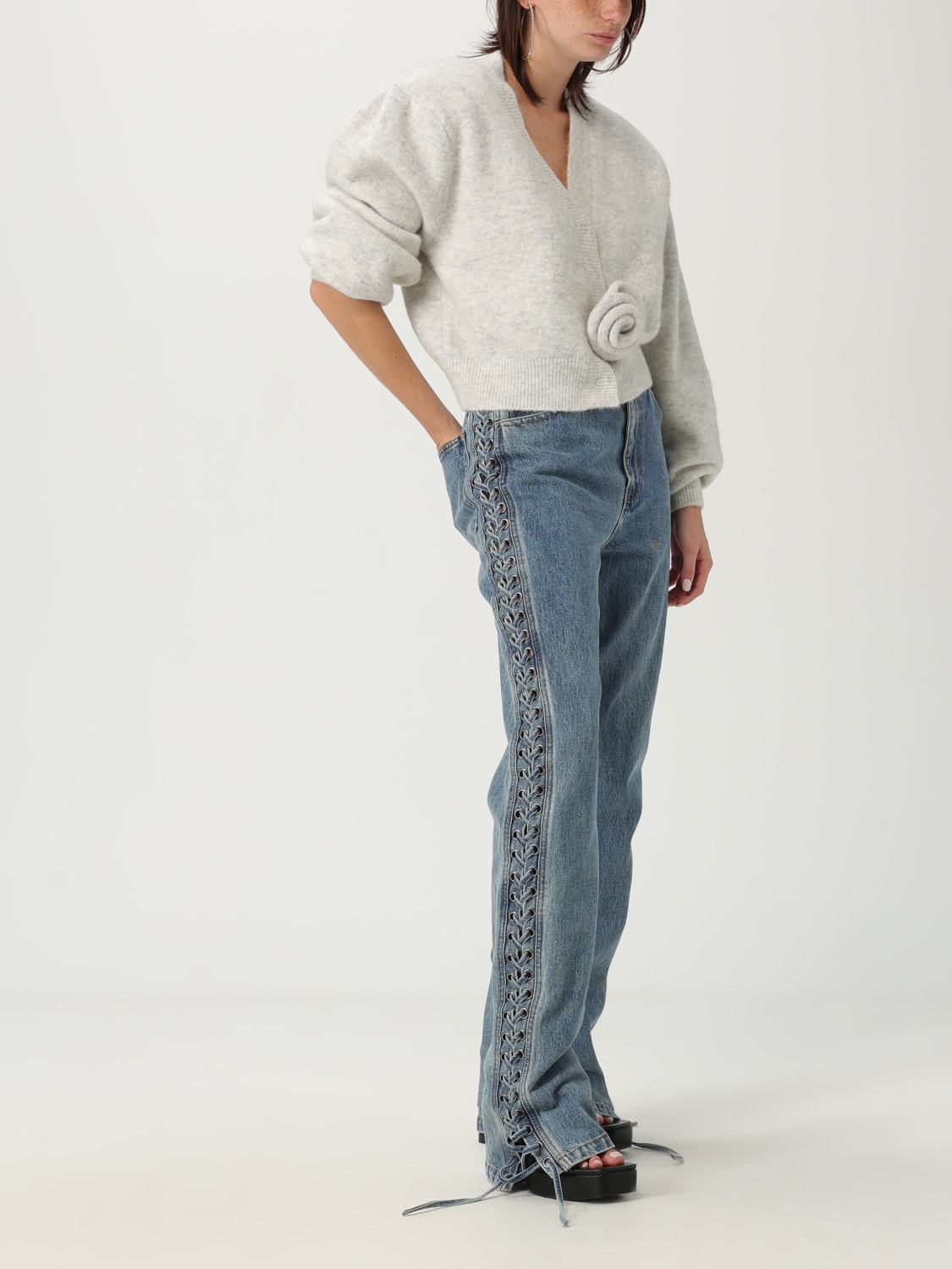 ROTATE SWEATER: Sweater woman Rotate, White - Img 2