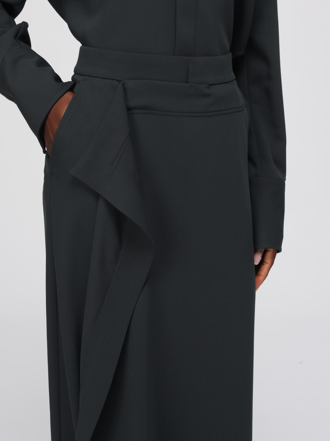 AMI PARIS PANTALONI: Pantalone in misto lana Ami Paris, Grigio - Img 4