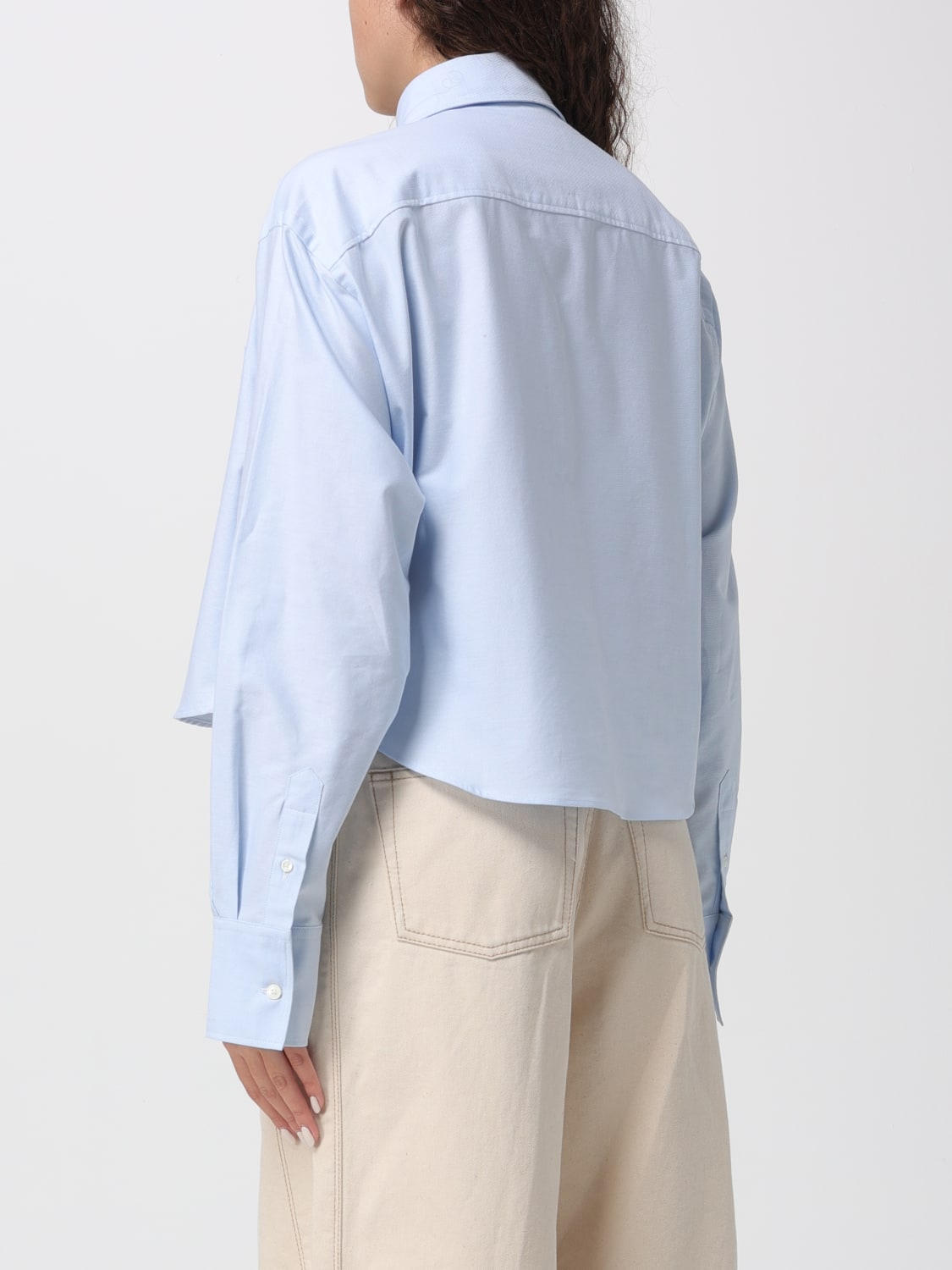 AMI PARIS CAMISA: Falda mujer Ami Paris, Azul Claro - Img 3