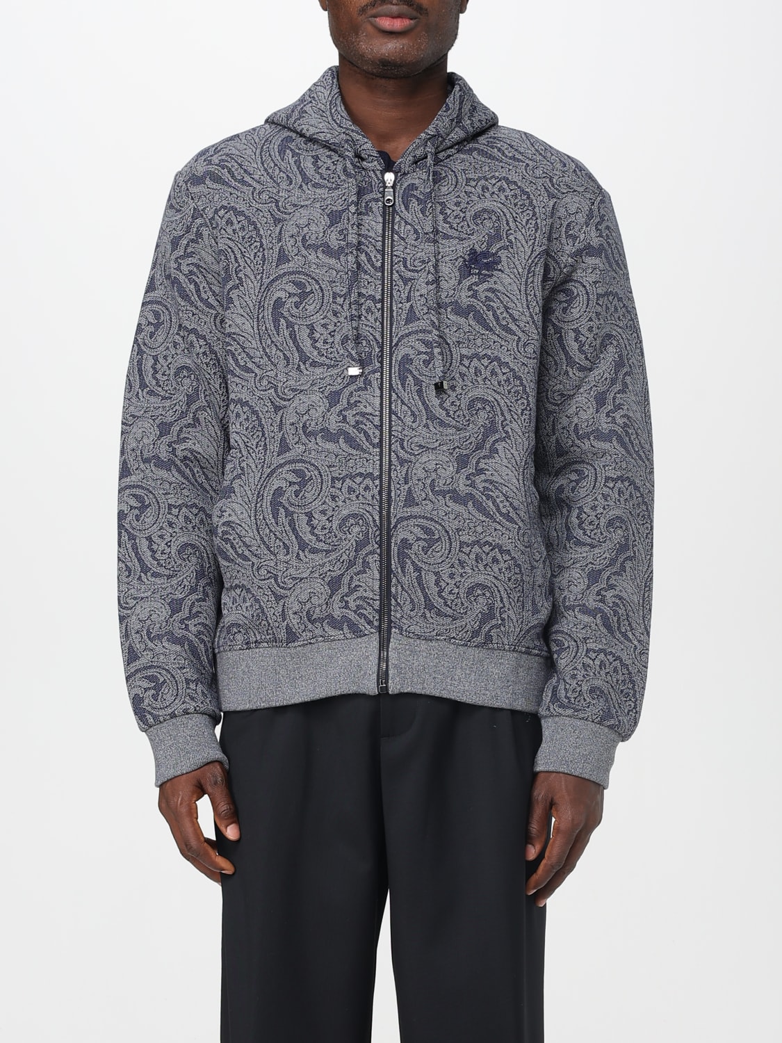 ETRO SWEATSHIRT: Sweatshirt men Etro, Gnawed Blue - Img 1