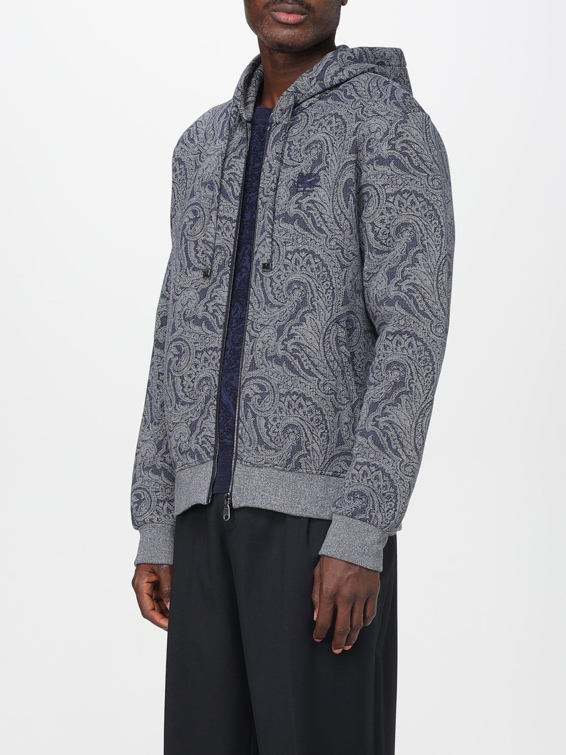 ETRO SWEATSHIRT: Sweatshirt men Etro, Gnawed Blue - Img 4