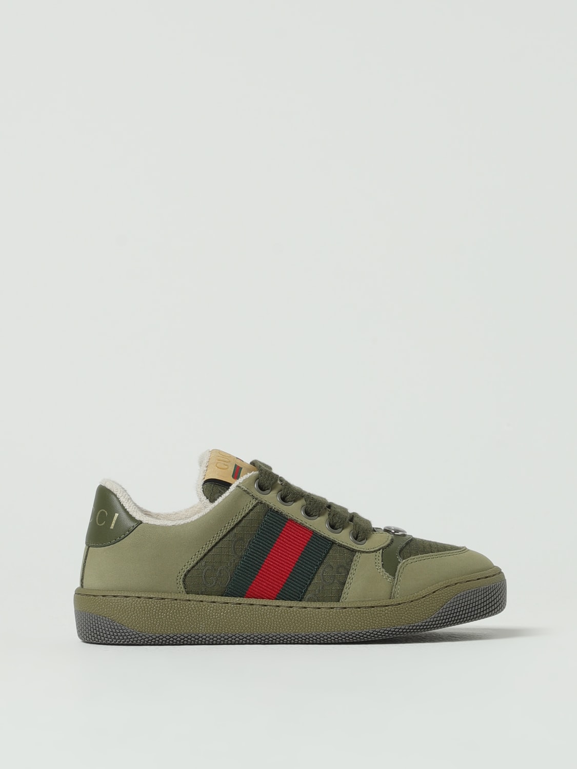 GUCCI SNEAKERS: Shoes kids Gucci, Green - Img 1
