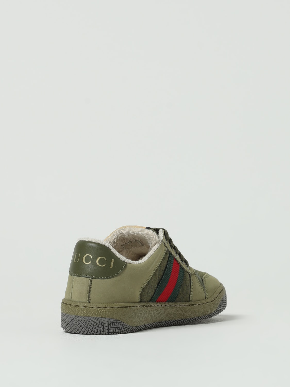 GUCCI SNEAKERS: Shoes kids Gucci, Green - Img 3