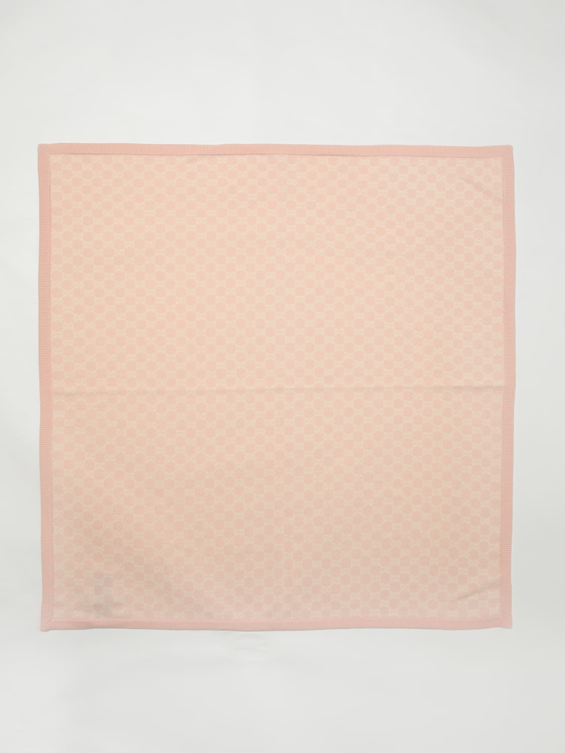 GUCCI COPERTINA: Copertina GG Gucci in lana jacquard , Rosa - Img 2