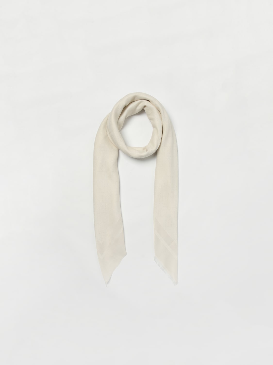 ELISABETTA FRANCHI SCARF: Scarf woman Elisabetta Franchi, Milk - Img 2