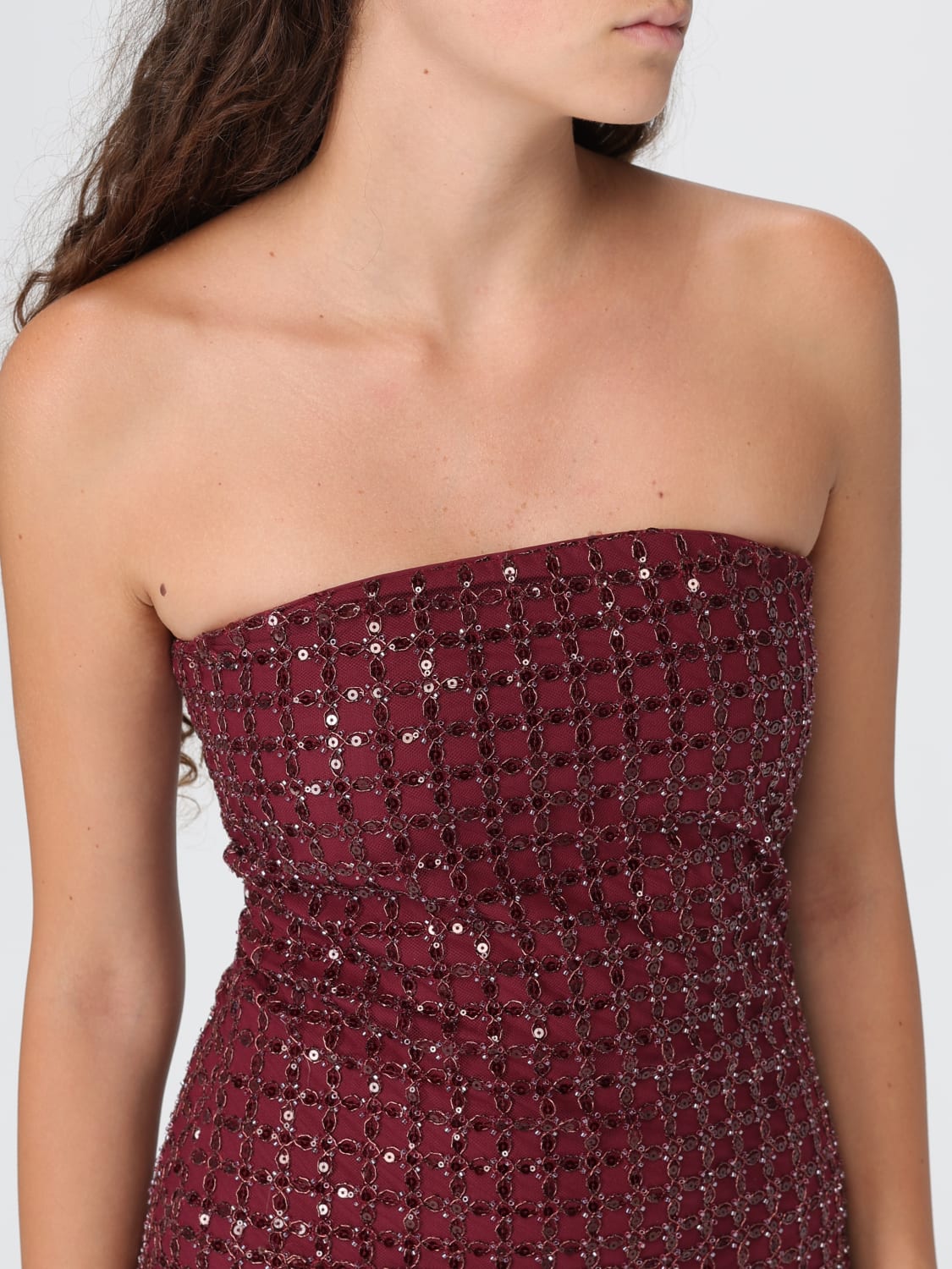 ROTATE DRESS: Dress woman Rotate, Red - Img 3