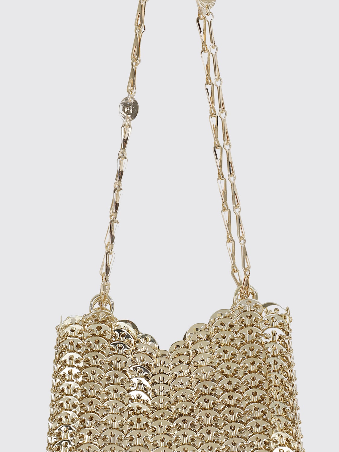 RABANNE SHOULDER BAG: Shoulder bag woman Rabanne, Gold - Img 3