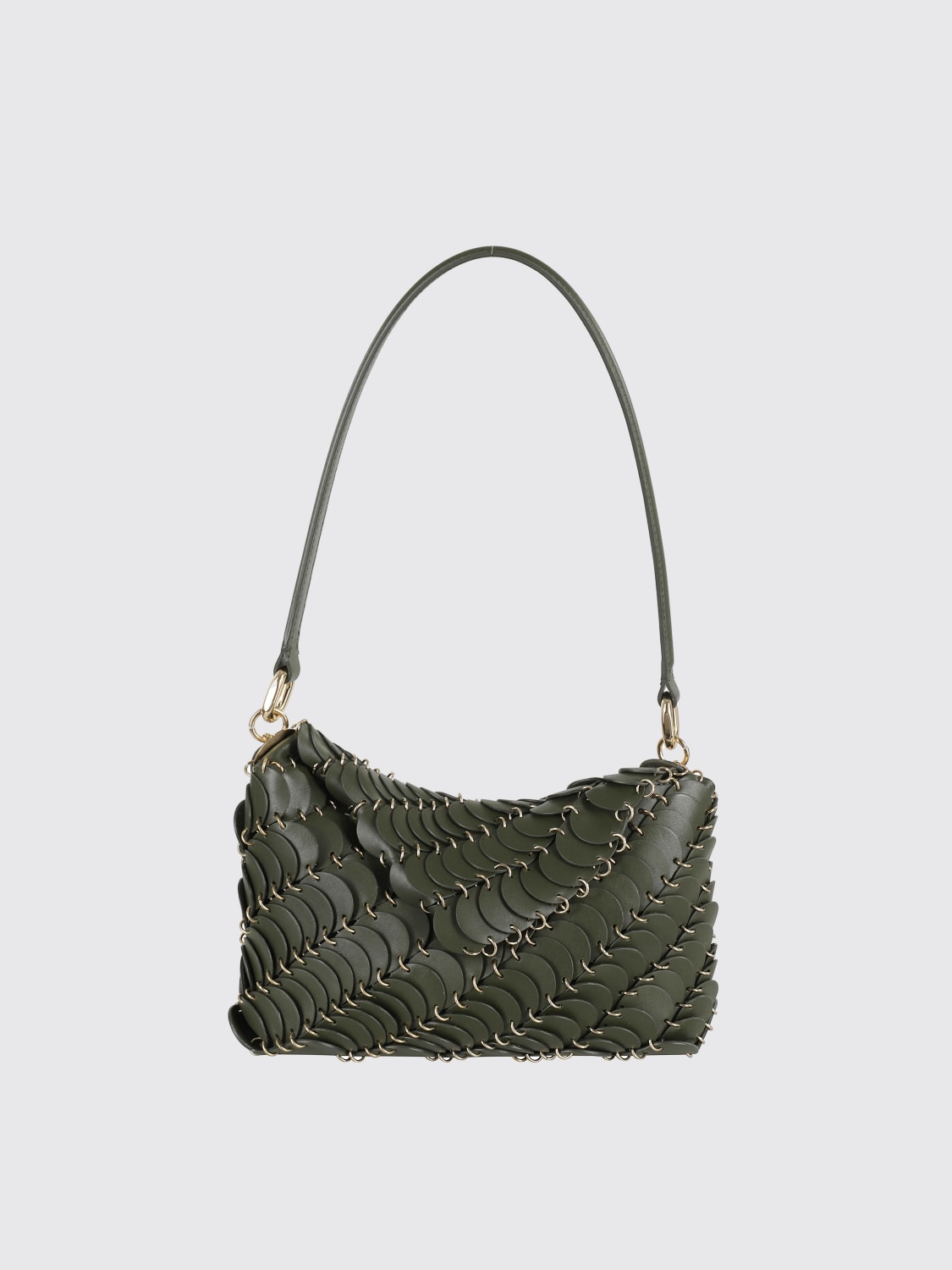 RABANNE SHOULDER BAG: Shoulder bag woman Rabanne, Kaki - Img 1