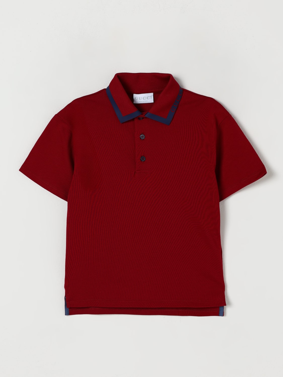 GUCCI POLO: Polo kinder Gucci, Rot - Img 1