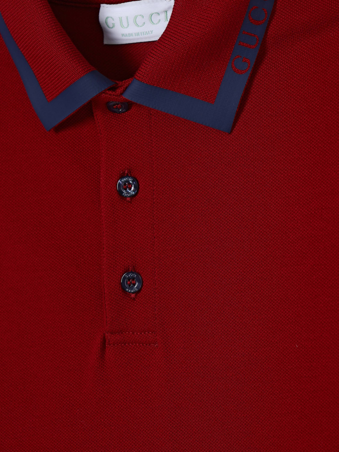 GUCCI POLO: Polo kinder Gucci, Rot - Img 3