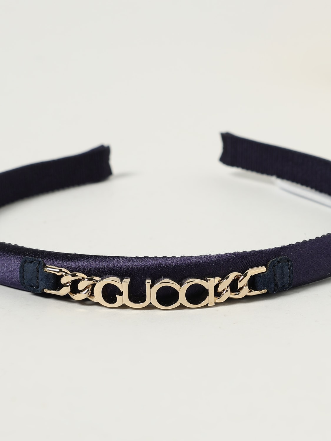 GUCCI HAIRBAND: Hairband kids Gucci, Blue - Img 2