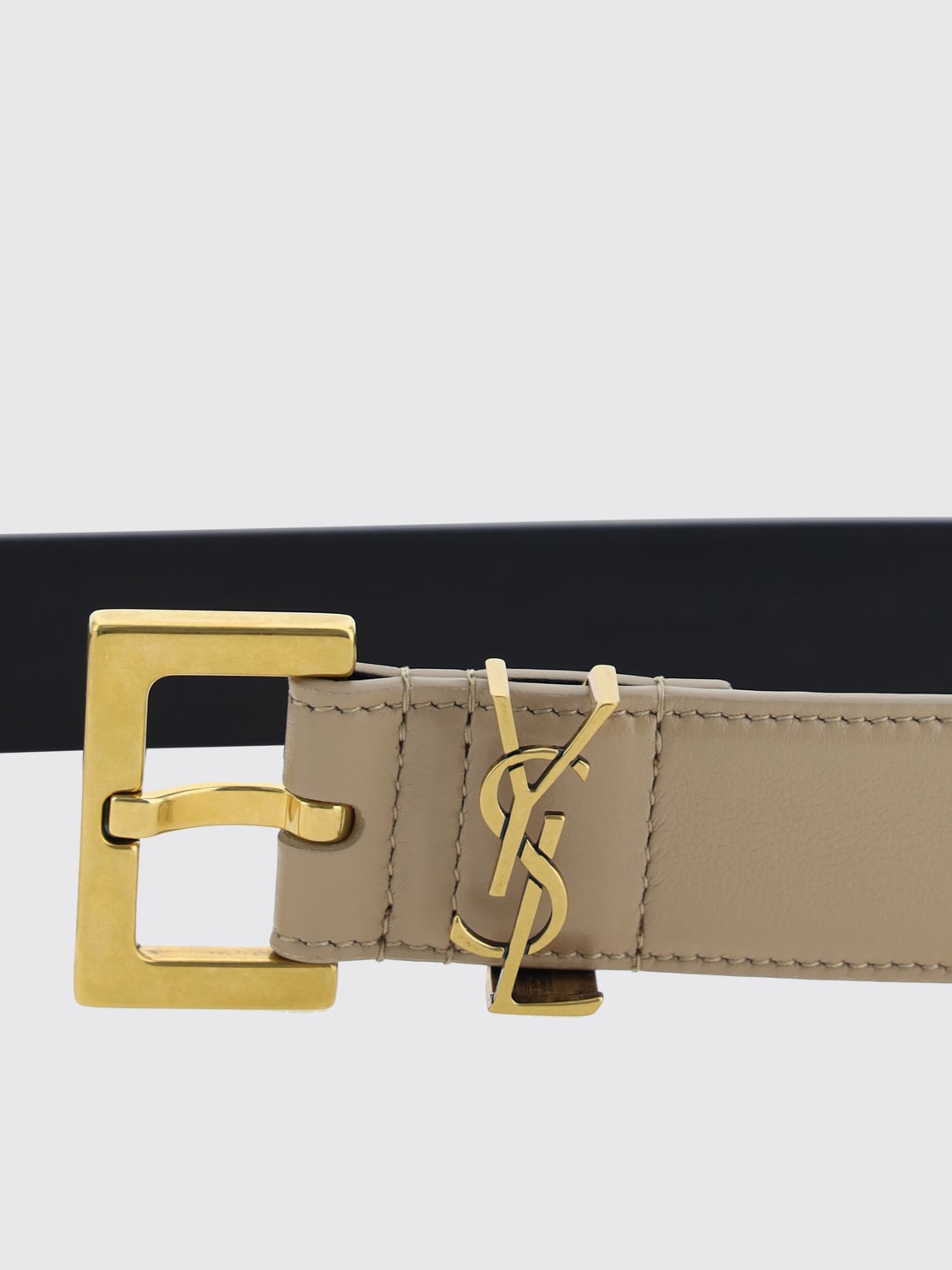 SAINT LAURENT BELT: Belt woman Saint Laurent, Brown - Img 3