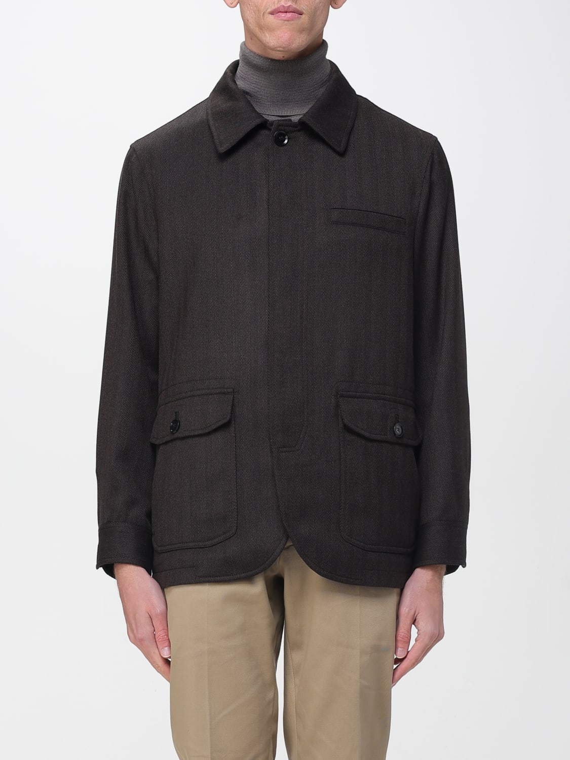 BRIONI JACKET: Jacket men Brioni, Brown - Img 1