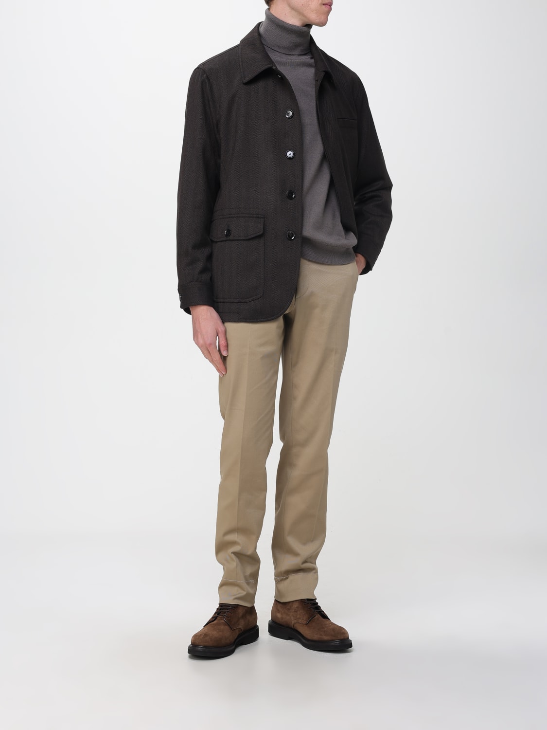 BRIONI JACKET: Jacket men Brioni, Brown - Img 2