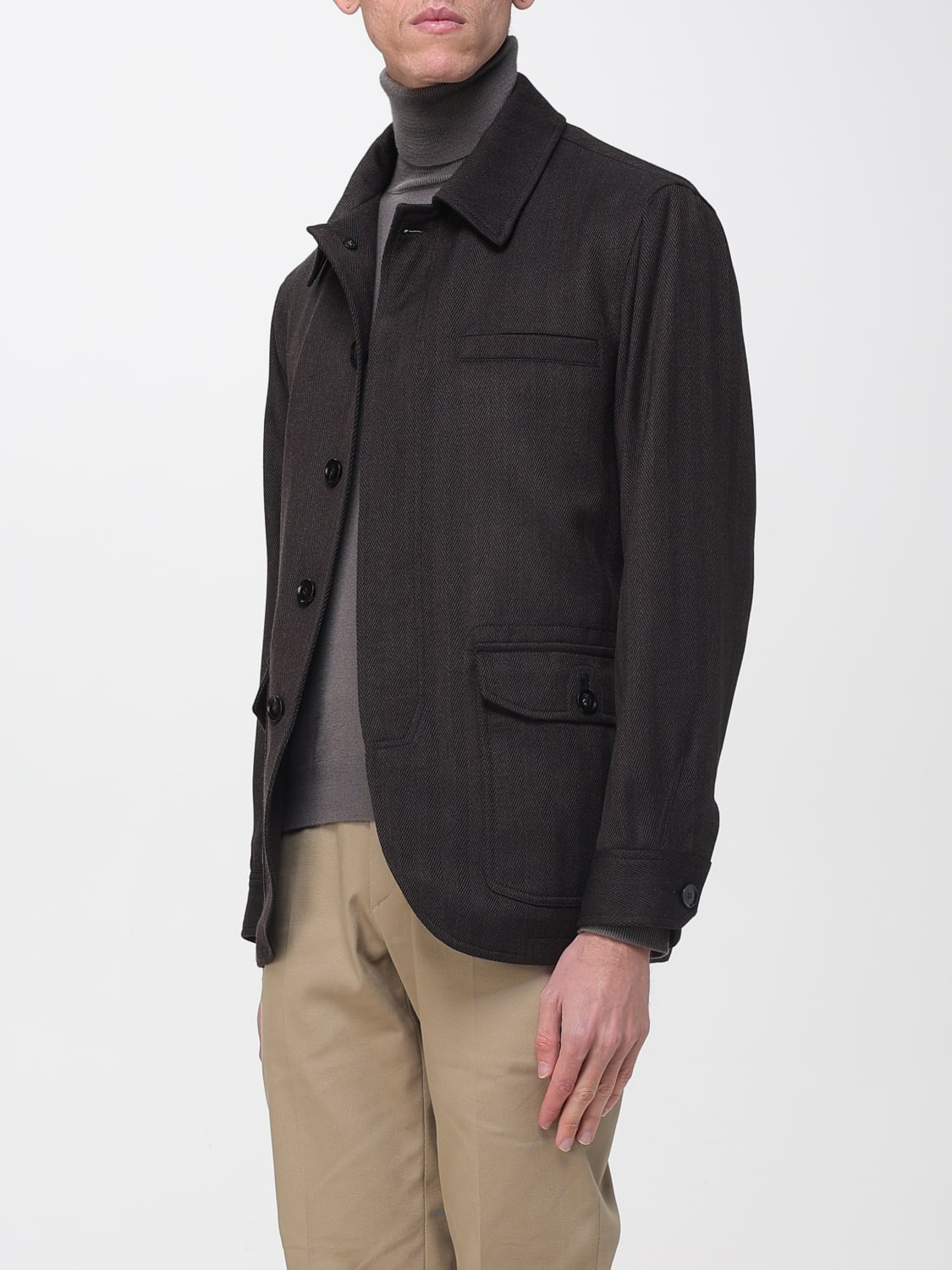 BRIONI JACKET: Jacket men Brioni, Brown - Img 4