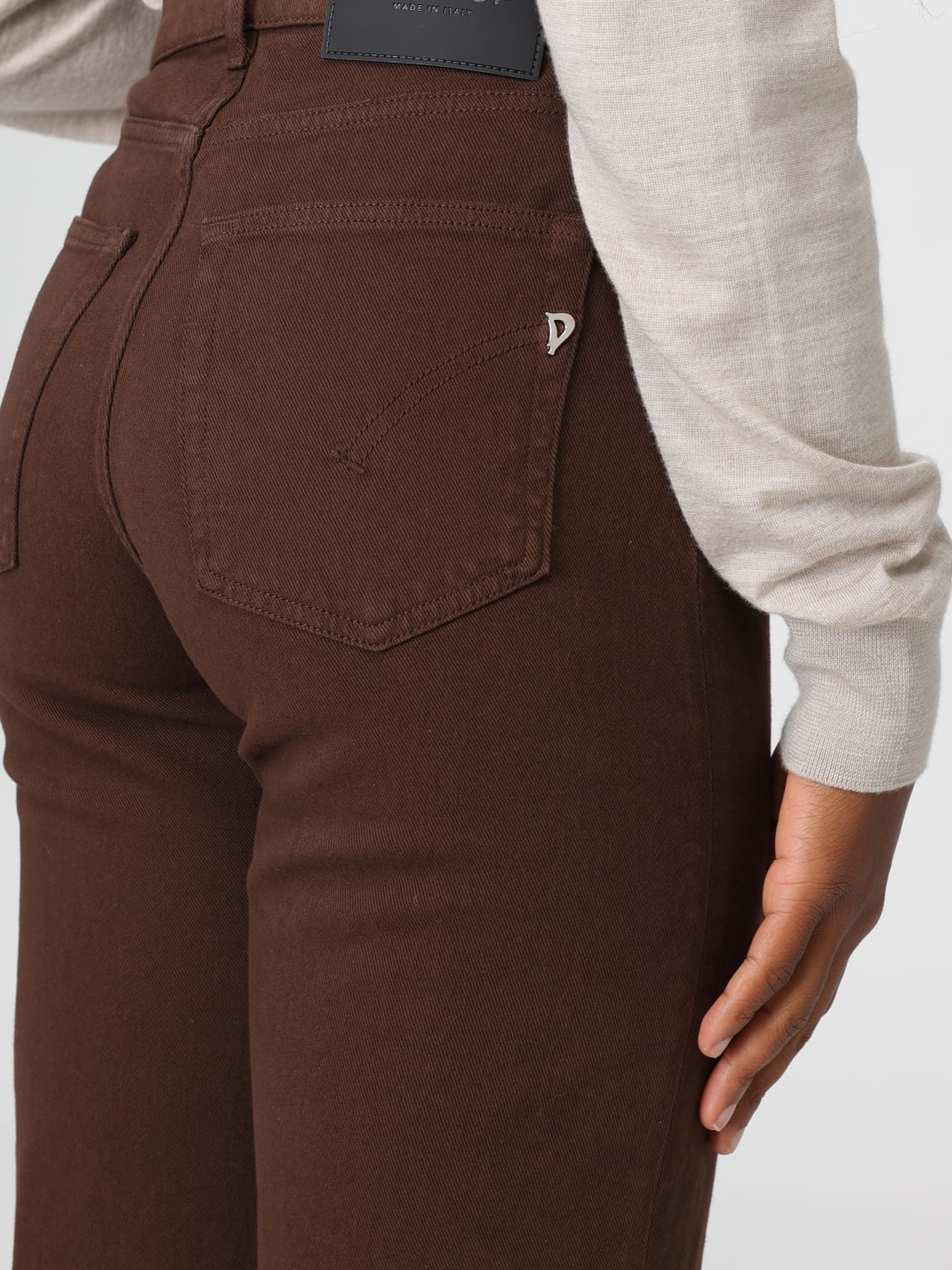 DONDUP JEANS: Jeans femme Dondup, Brun - Img 3