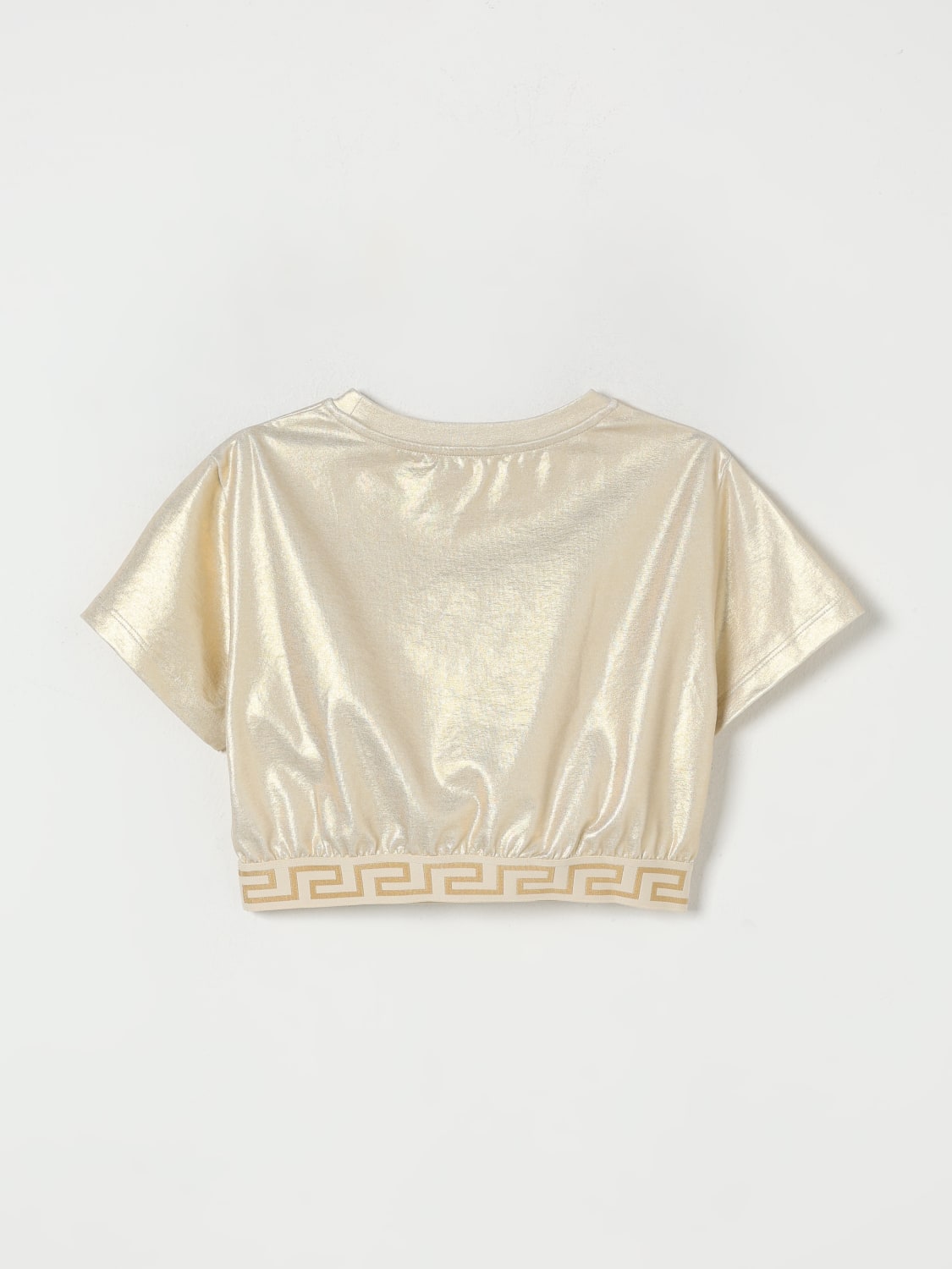 VERSACE T-SHIRT: T-shirt kinder Versace, Gold - Img 2