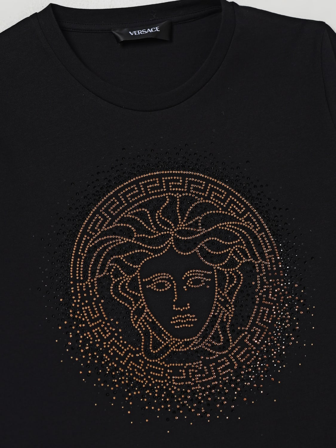 VERSACE CAMISETA: Camiseta niños Versace, Negro - Img 3