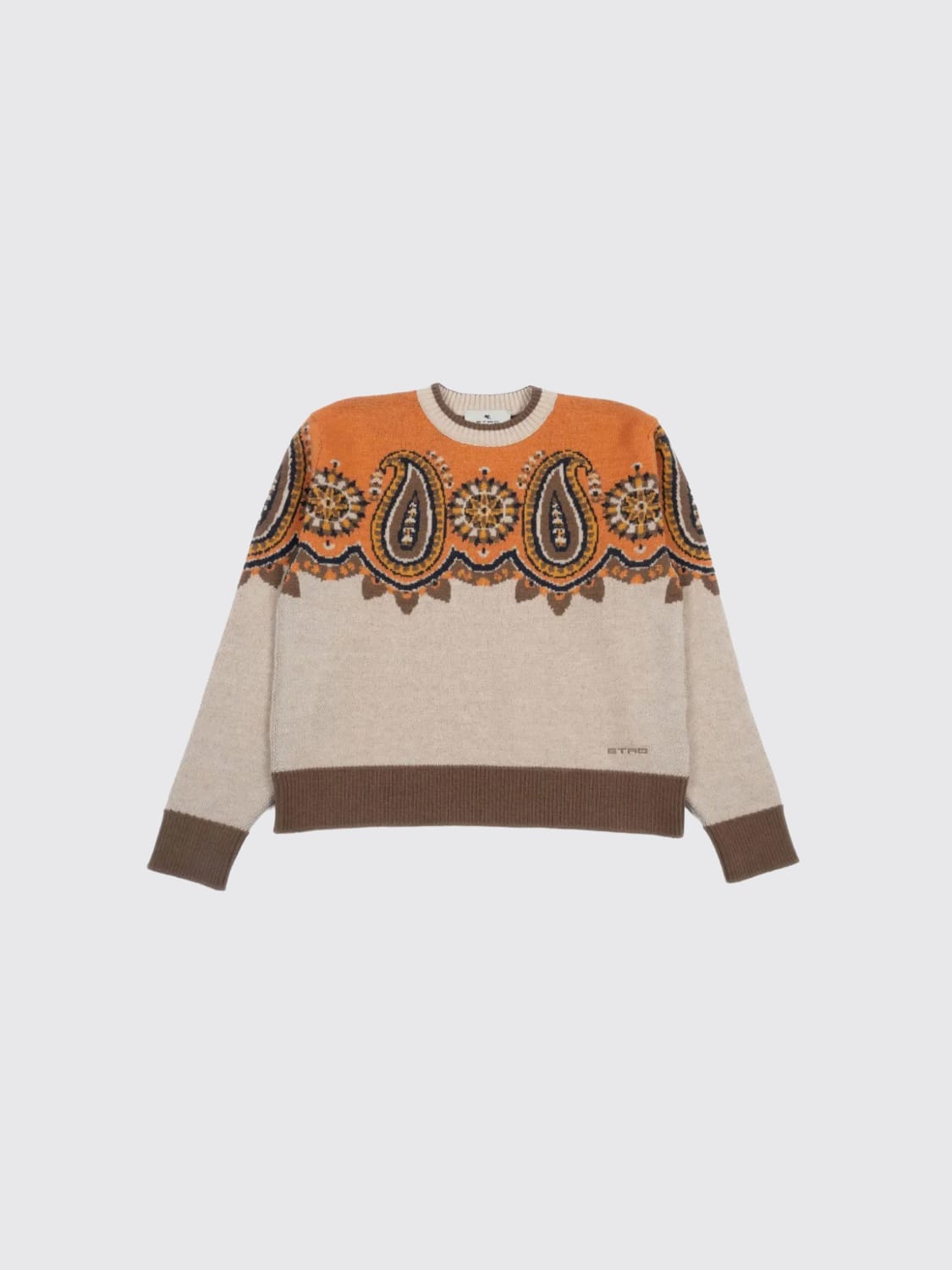 ETRO SWEATER: Sweater kids Etro, Beige - Img 1