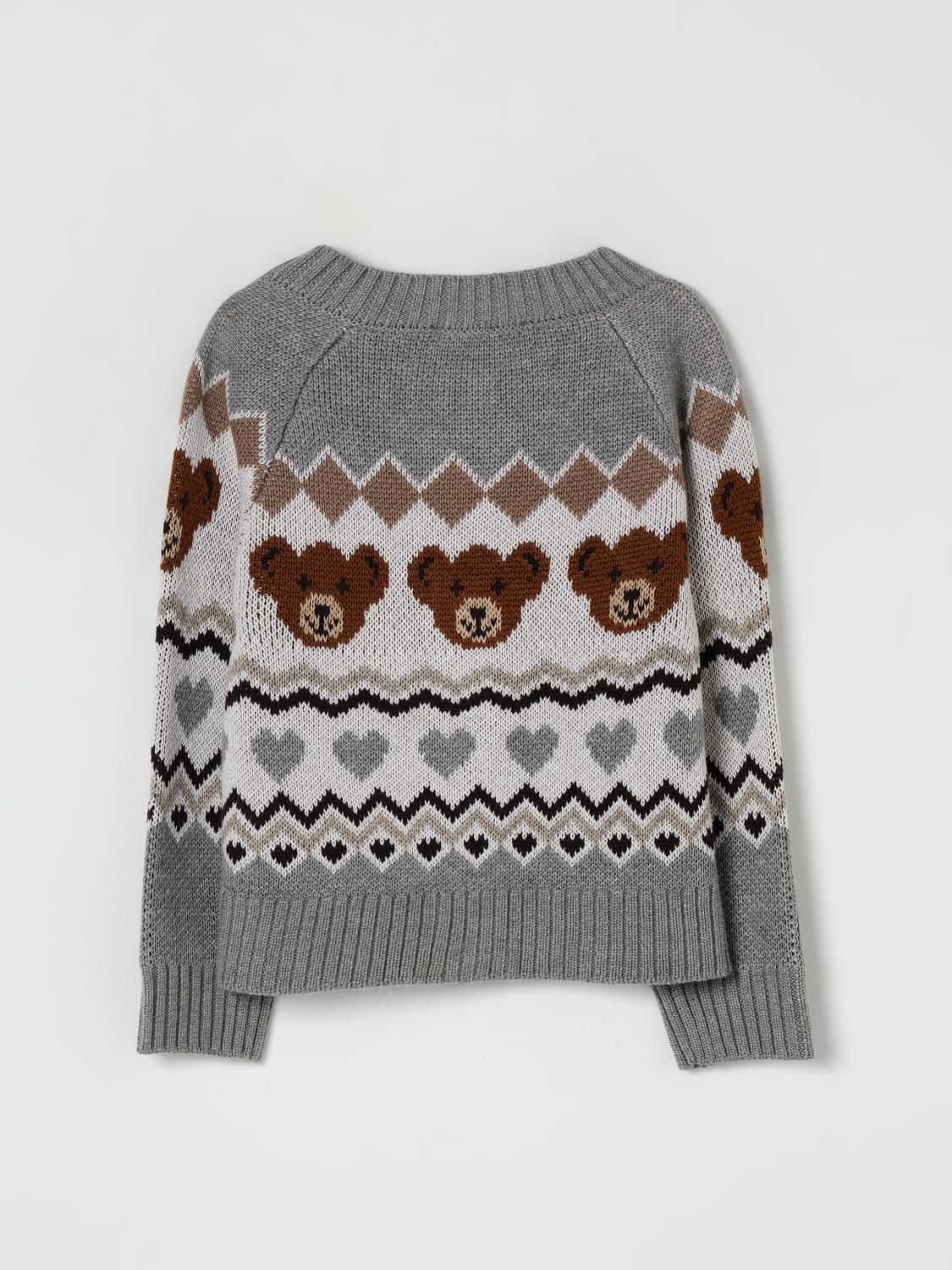 MONNALISA PULLOVER: Pullover kinder Monnalisa, Grau - Img 2