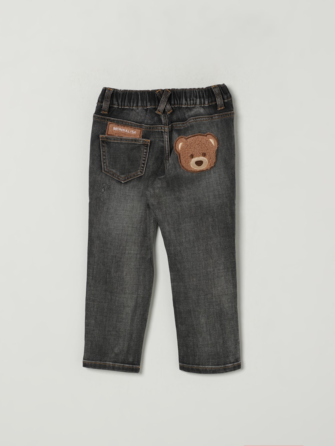 MONNALISA JEANS: Jeans kids Monnalisa, Grey - Img 2