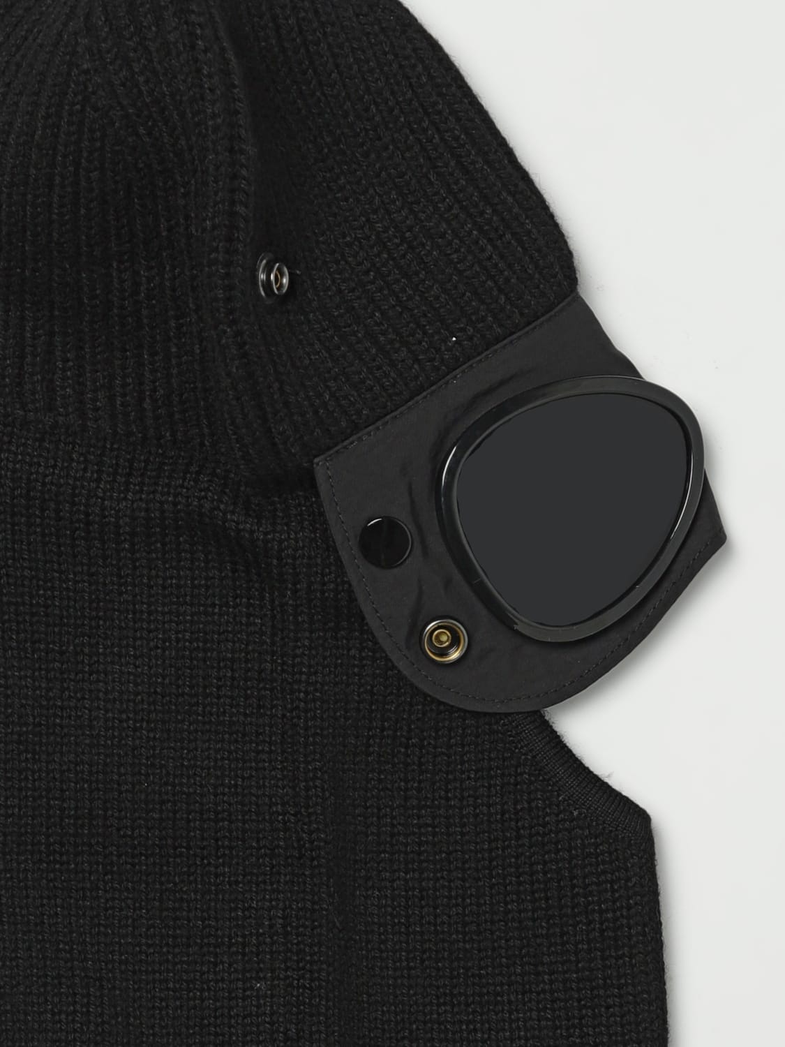 C.P. COMPANY GORRO: Gorro niños C.P. Company, Negro - Img 2