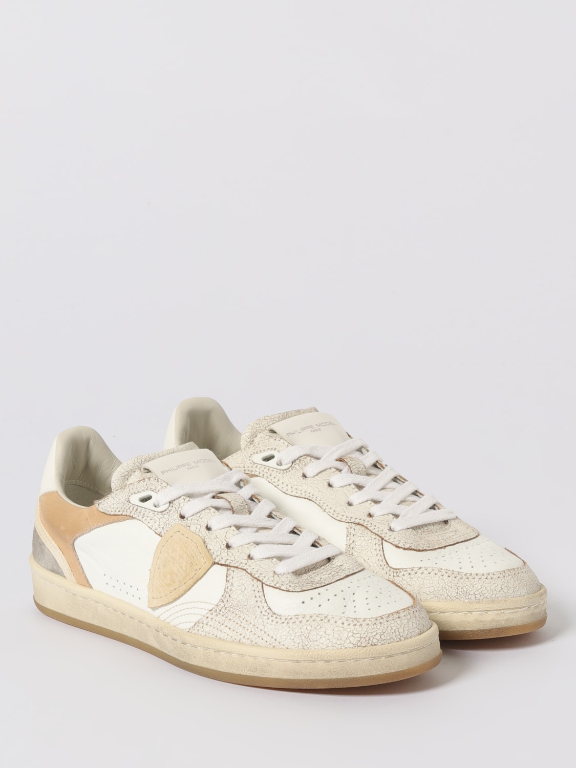 PHILIPPE MODEL SNEAKERS: Sneakers woman Philippe Model, Sand - Img 2