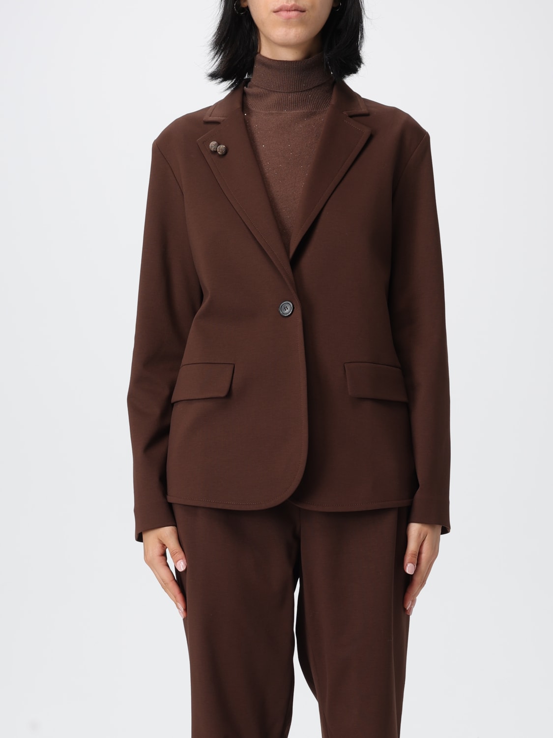 FABIANA FILIPPI JACKET: Jacket woman Fabiana Filippi, Brown - Img 1