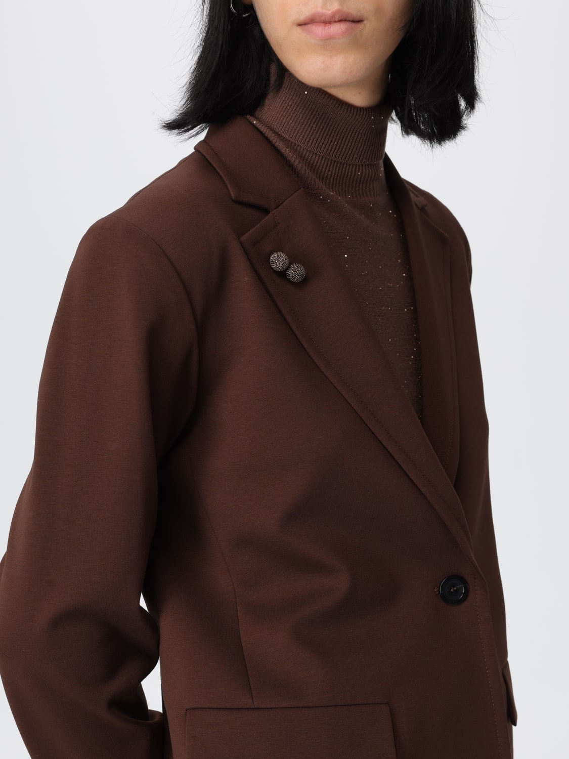 FABIANA FILIPPI JACKET: Jacket woman Fabiana Filippi, Brown - Img 5