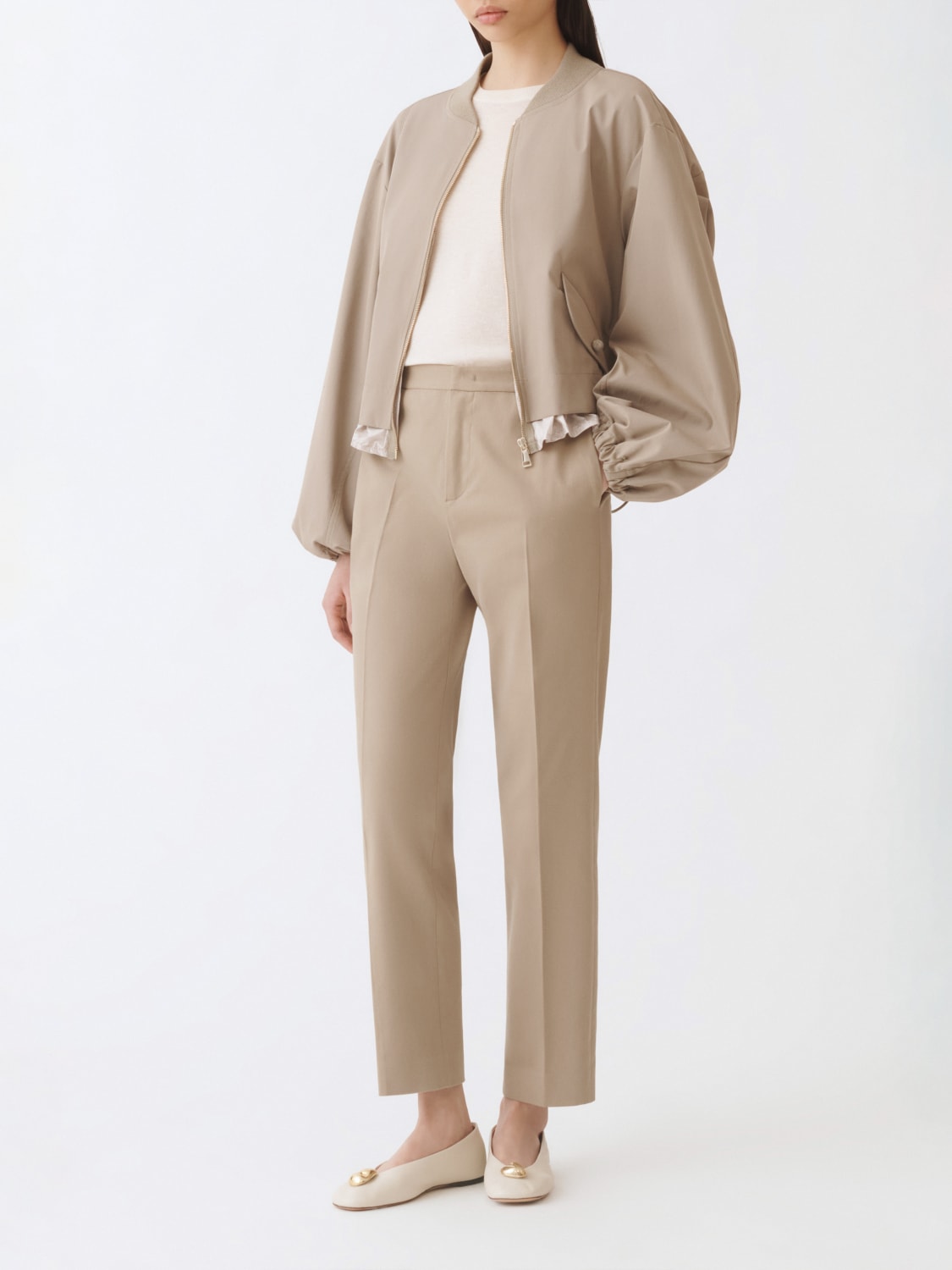 FABIANA FILIPPI JACKET: Coat woman Fabiana Filippi, Olive - Img 2