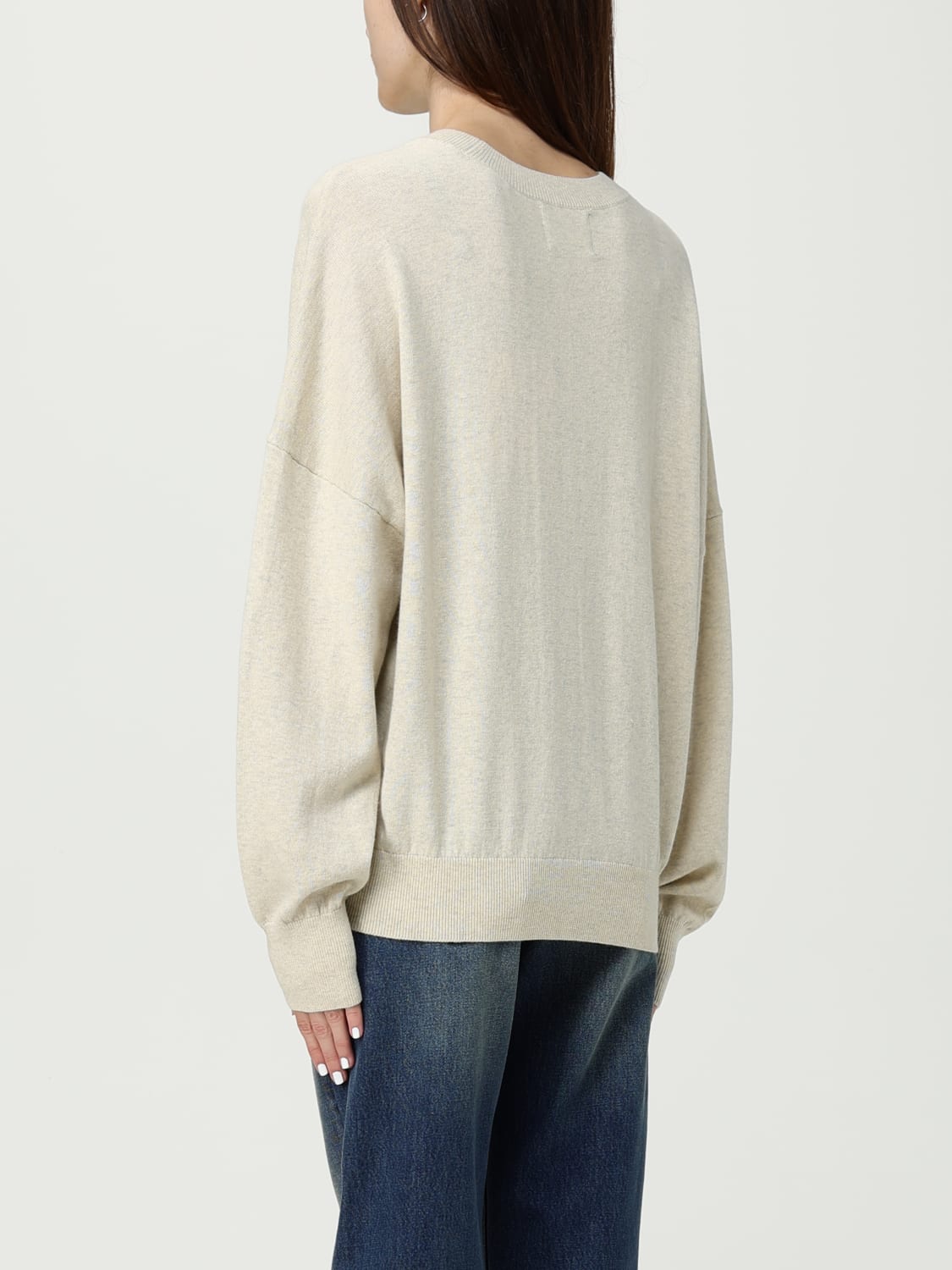 ISABEL MARANT ETOILE MAGLIA: Pullover Isabel Marant Etoile in misto cotone, Grigio - Img 2