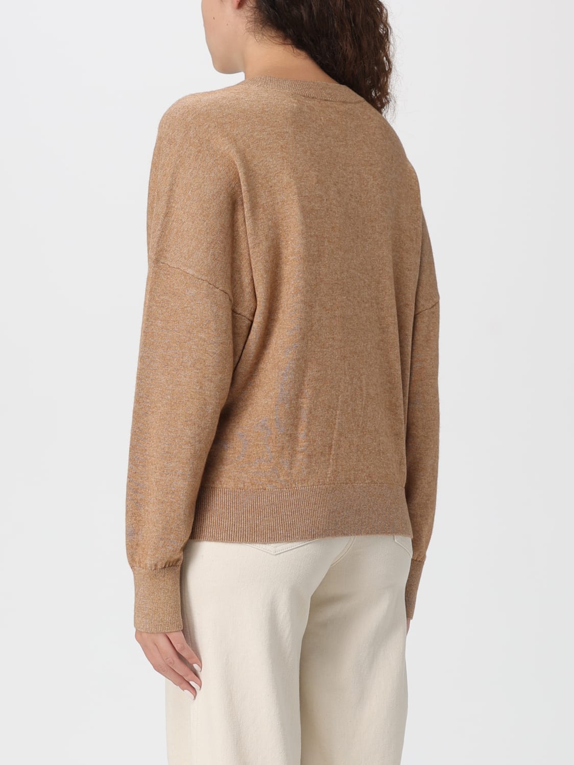 ISABEL MARANT ETOILE MAGLIA: Pullover Isabel Marant Etoile in misto cotone, Cammello - Img 2