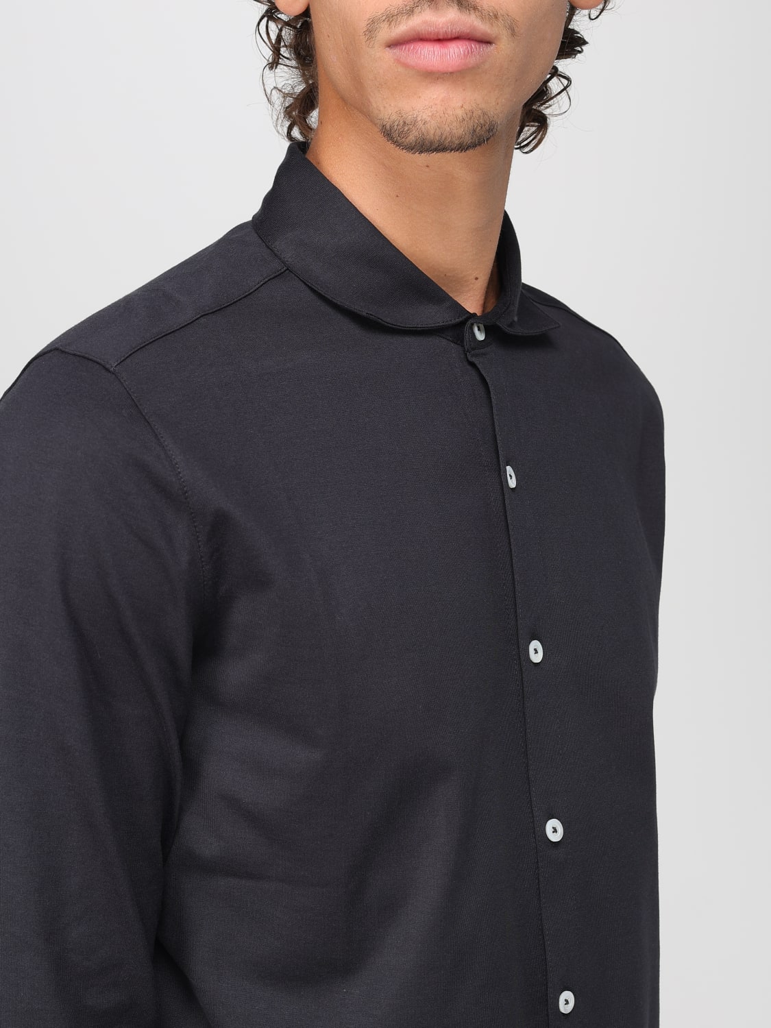 DONDUP HEMD: Hemd herren Dondup, Schwarz - Img 4