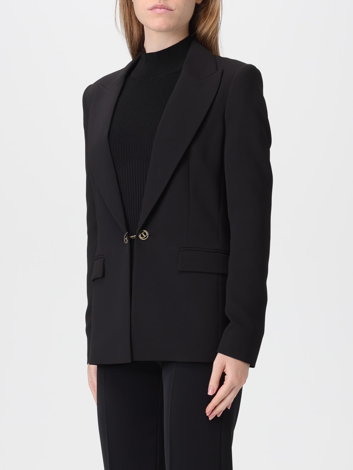 TWINSET JACKET: Blazer woman Twinset, Black - Img 4