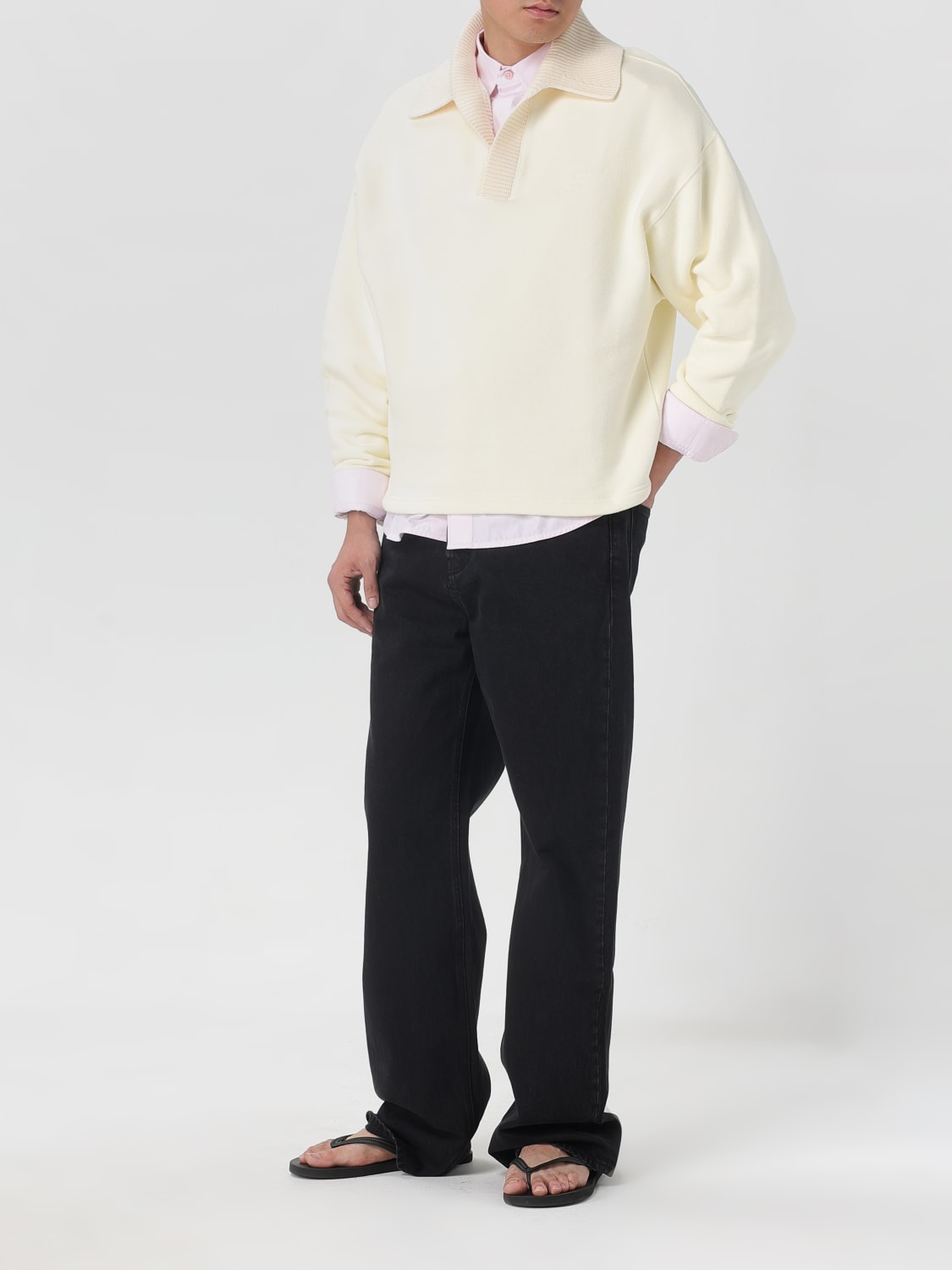 JACQUEMUS JEANS: Jeans men Jacquemus, Black - Img 2