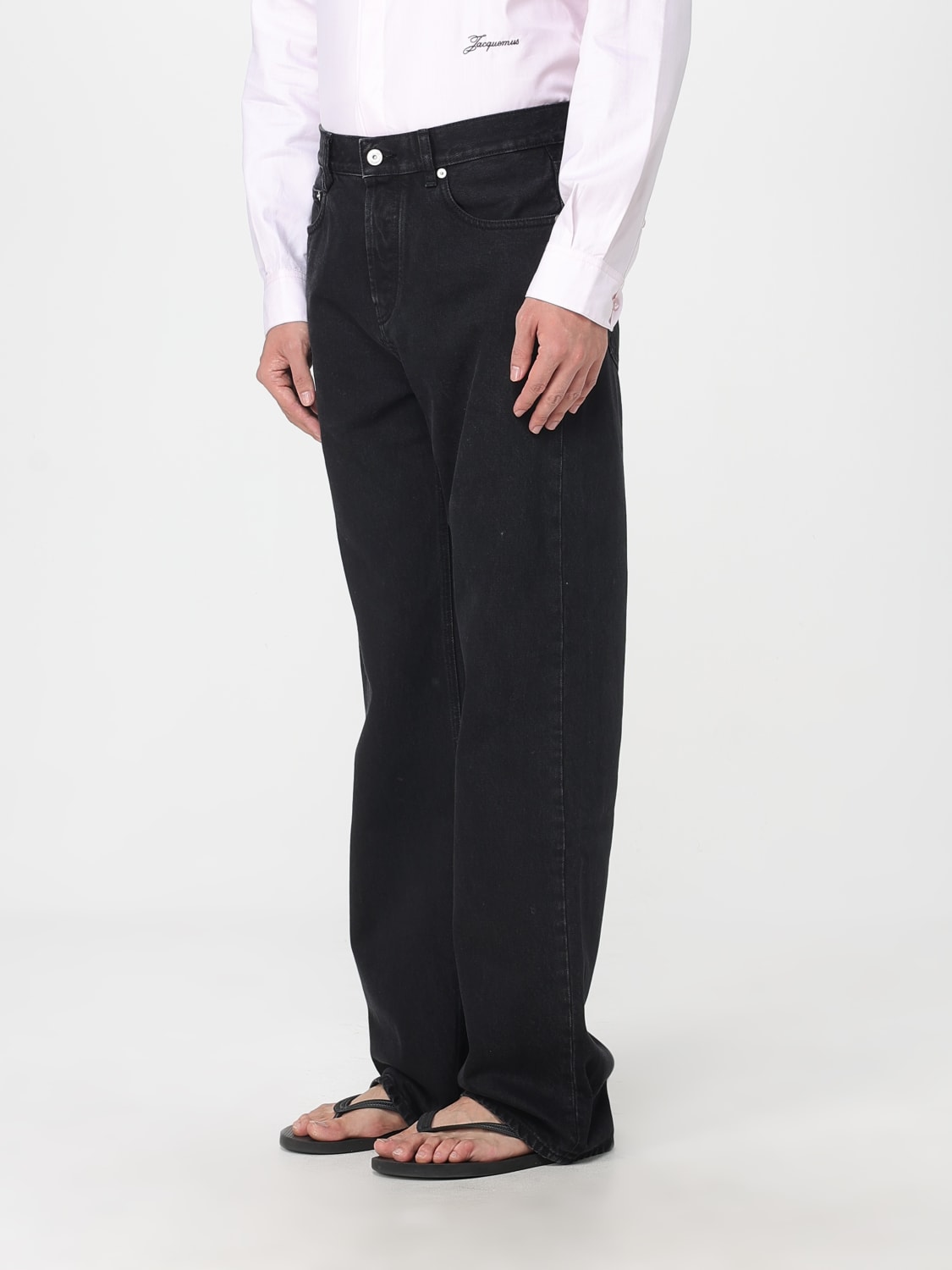 JACQUEMUS JEANS: Jeans men Jacquemus, Black - Img 4