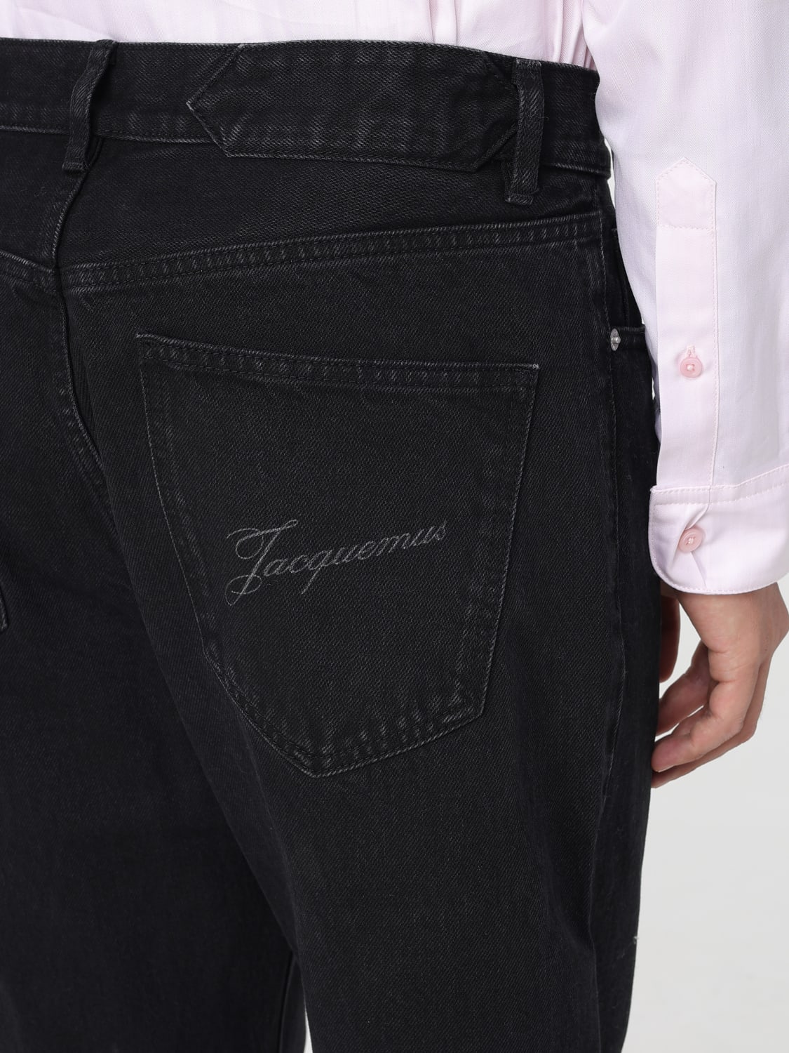 JACQUEMUS JEANS: Jeans men Jacquemus, Black - Img 5