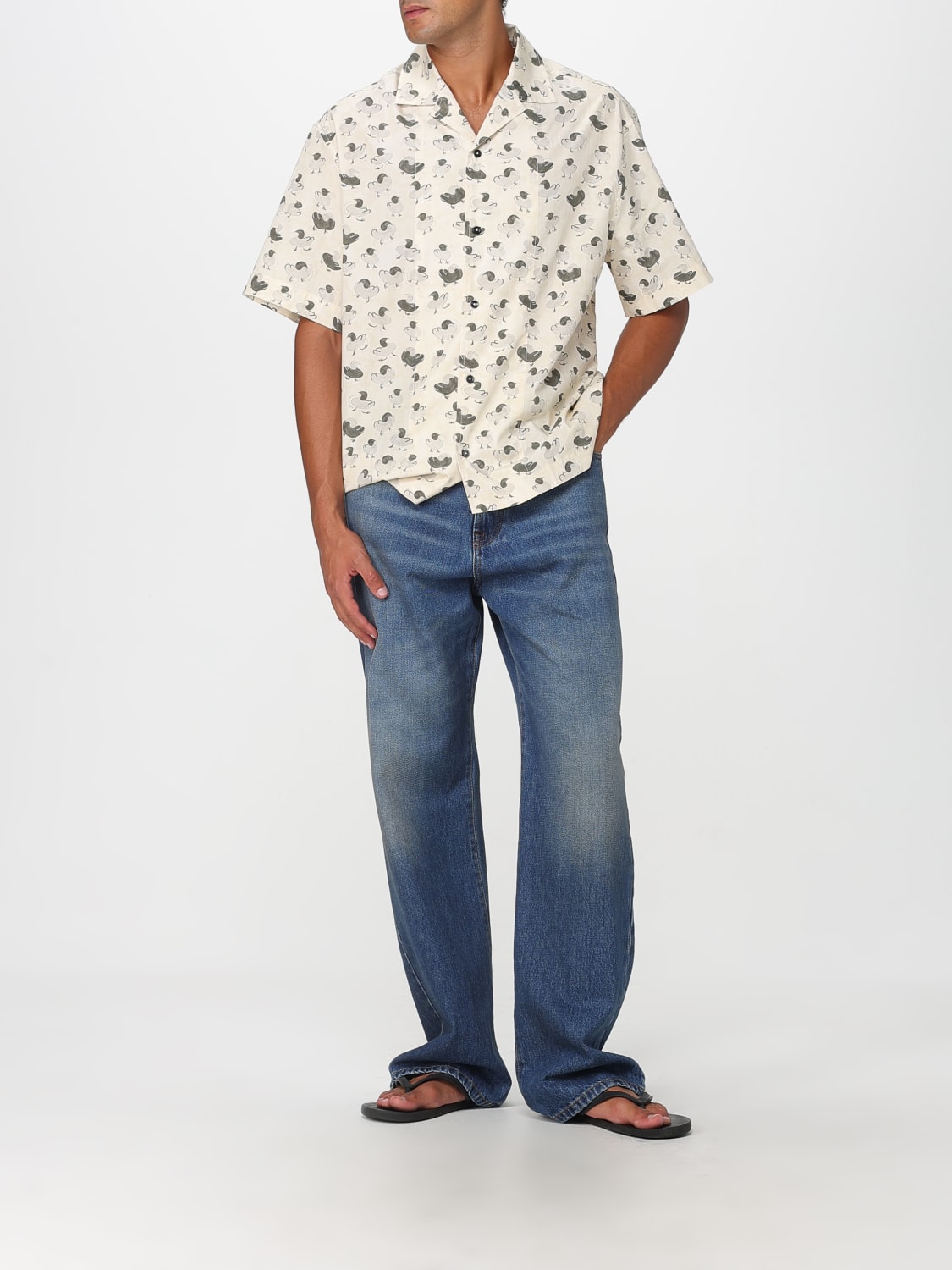 JACQUEMUS SHIRT: Shirt men Jacquemus, Beige - Img 2
