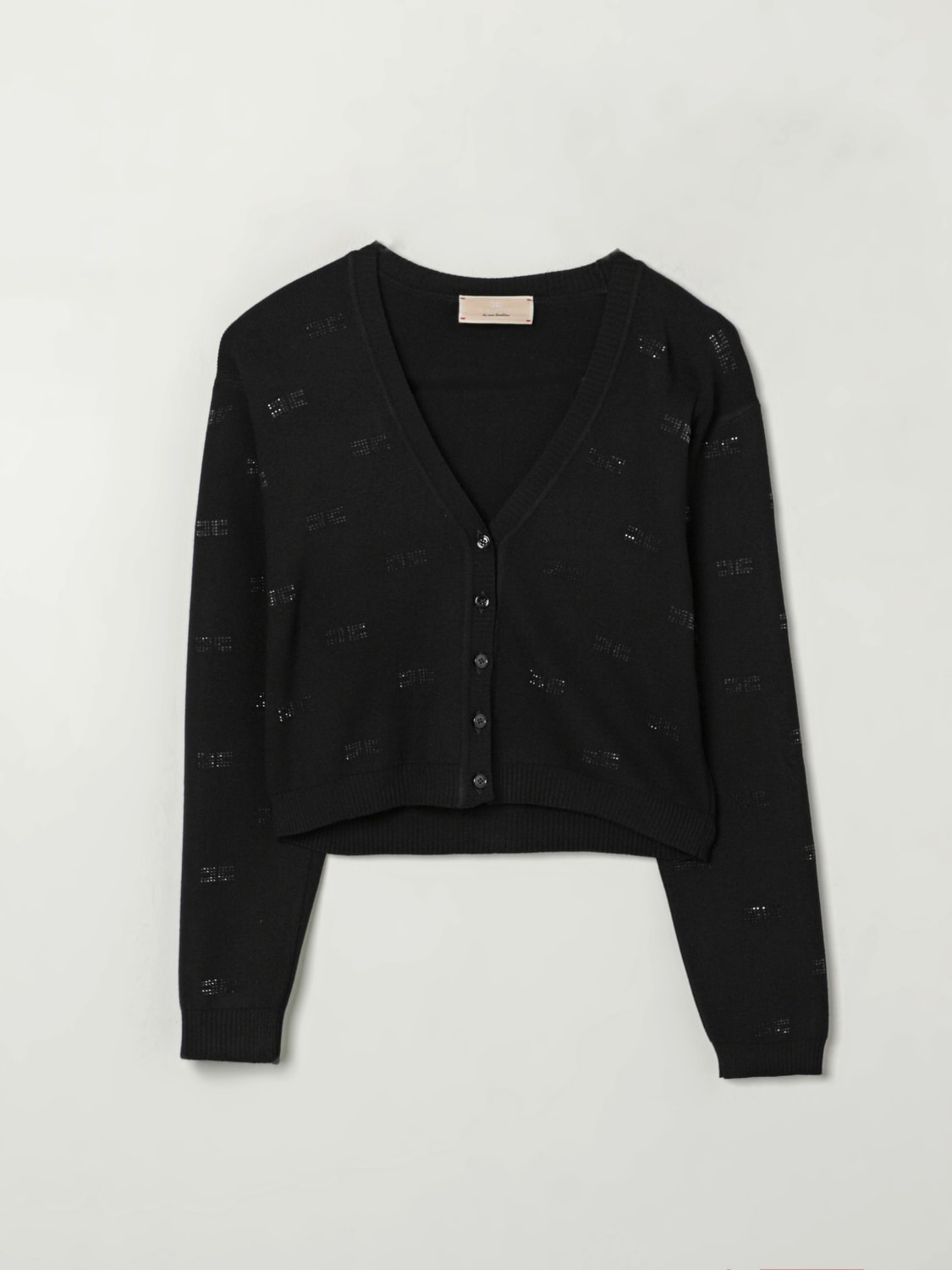 ELISABETTA FRANCHI LA MIA BAMBINA SWEATER: Jacket kids Elisabetta Franchi La Mia Bambina, Black - Img 1